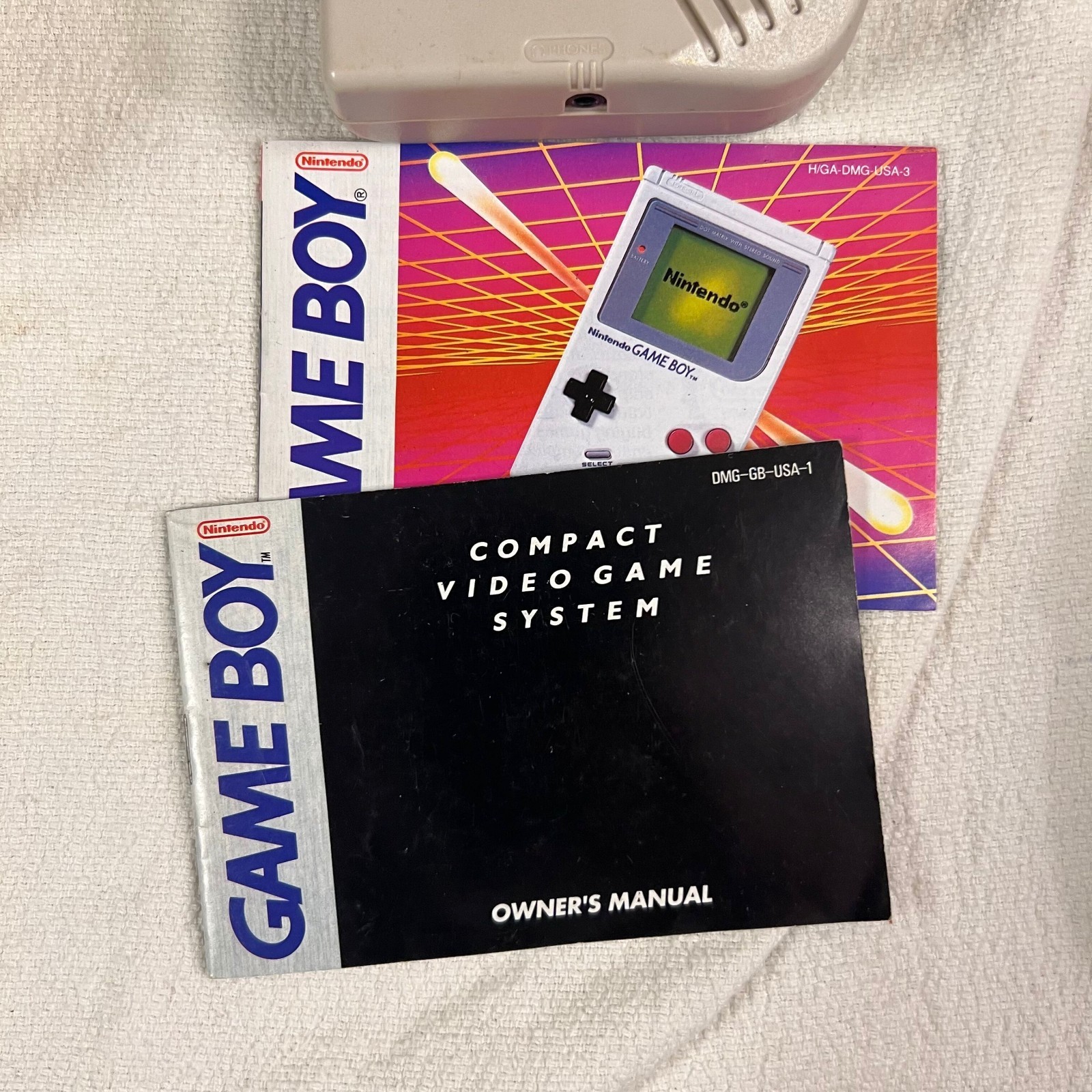 Nintendo Game Boy Read Description Handheld System Gray OG Display Box & Manual