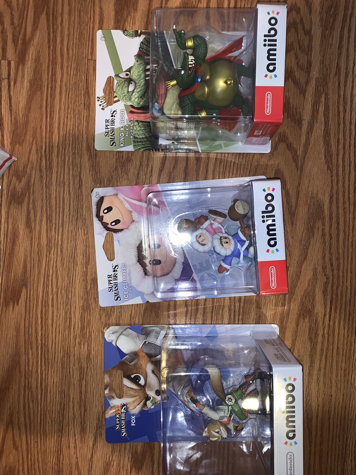 Amiibo Fox, Ice Climbers, King K. Rool No Returns All Sales Are Final