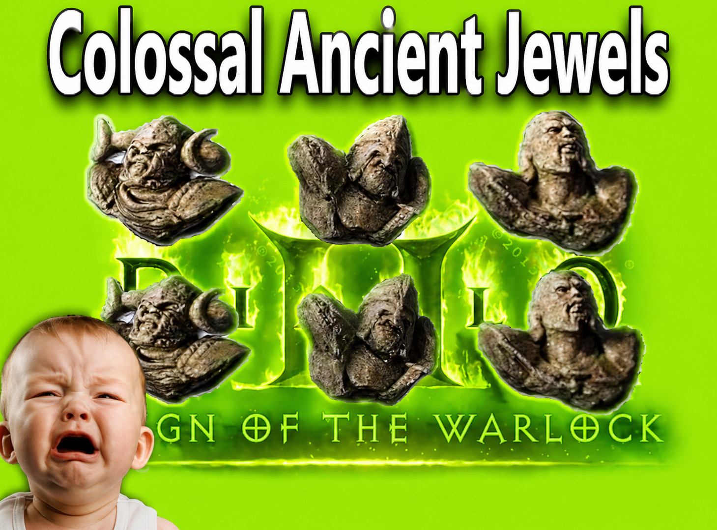 ✅ Colossal Ancient Jewels Diablo 2 Resurrected Items D2R LADDER & Non LADDER ✅