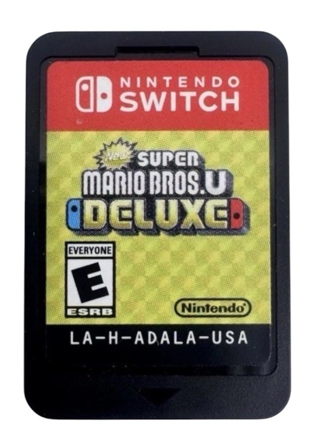 New Super Mario Bros. U Deluxe (Nintendo Switch) [Cart Only] Tested Fast Ship!!!