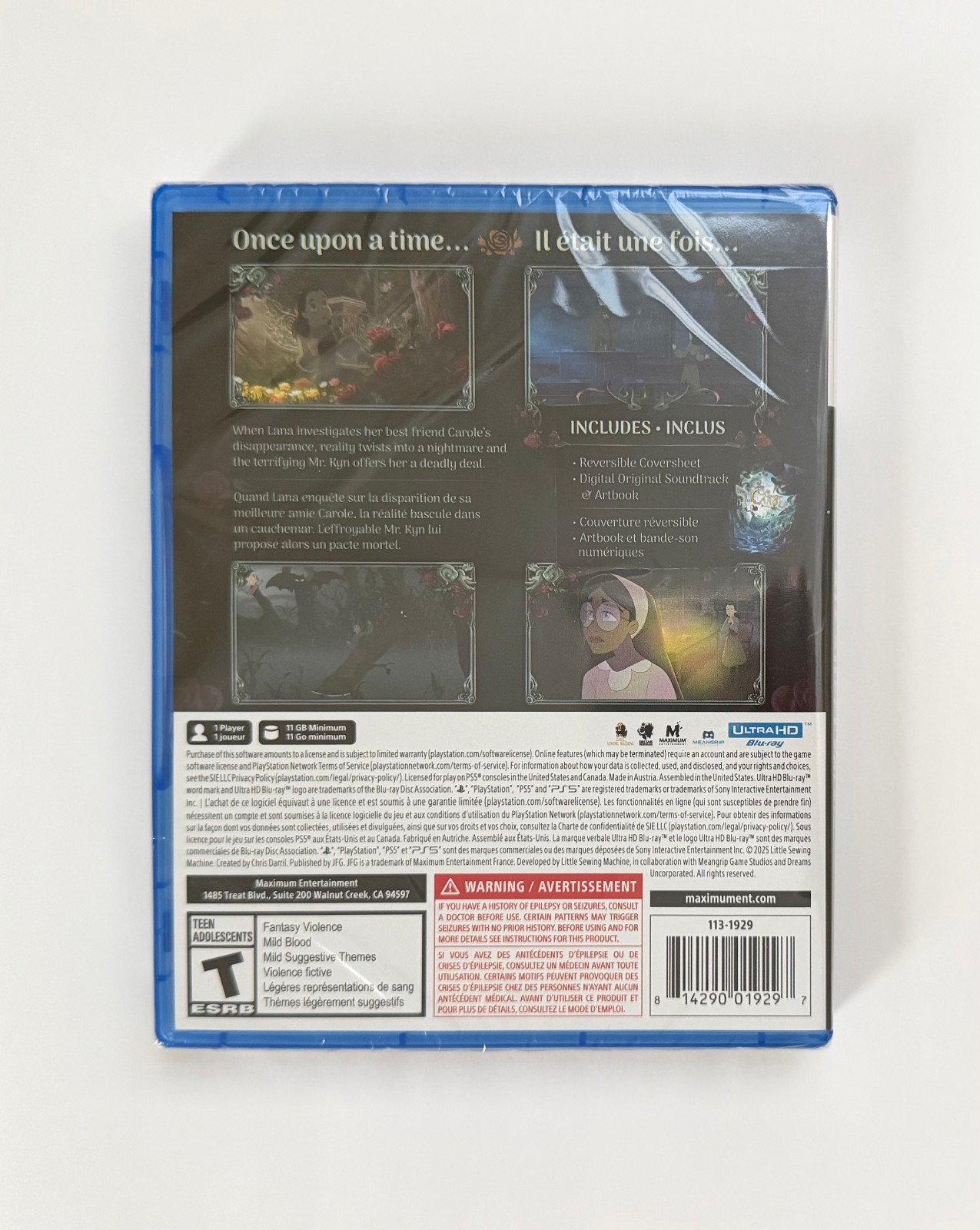 Bye Sweet Carole – PlayStation 5 (PS5) – New Sealed