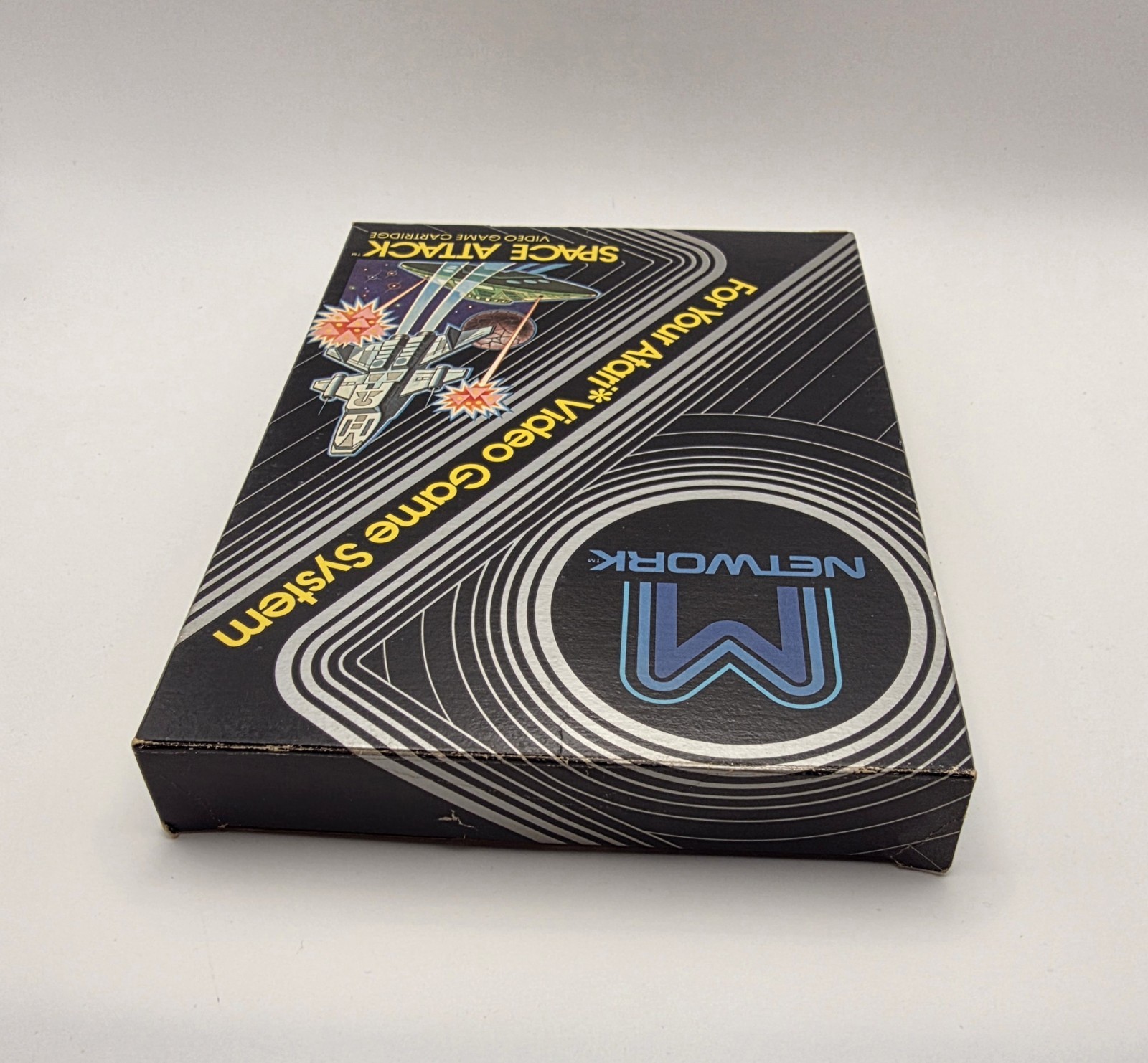 Atari 2600 Video Game Space Jockey Vidtec Space Attack Network CIB 1982