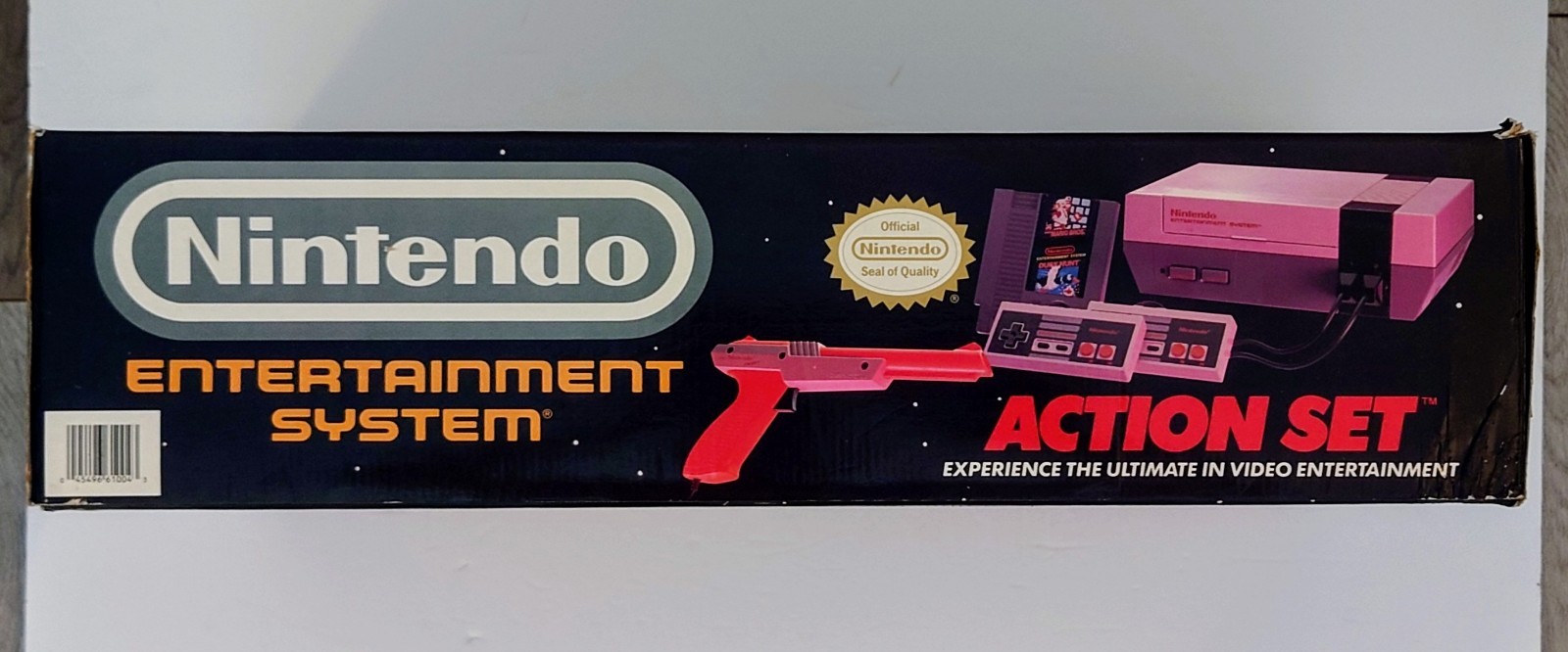 1989 oval seal Action Set complete in box original Nintendo NES