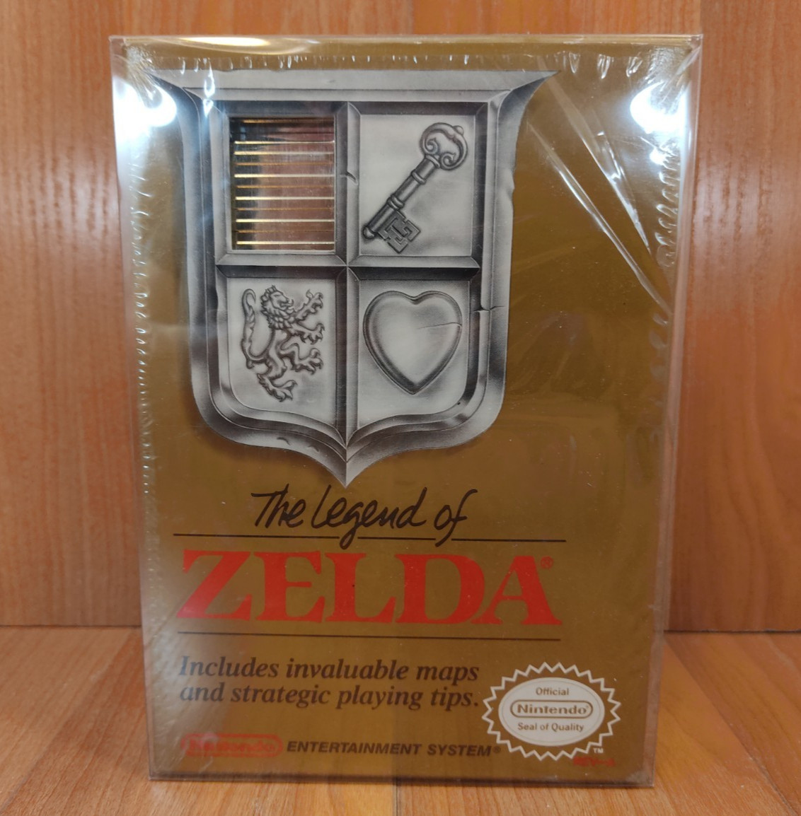 MINTY BOX CIB Legend of Zelda Oval Seal complete in nintendo nes lot Shrink Wrap