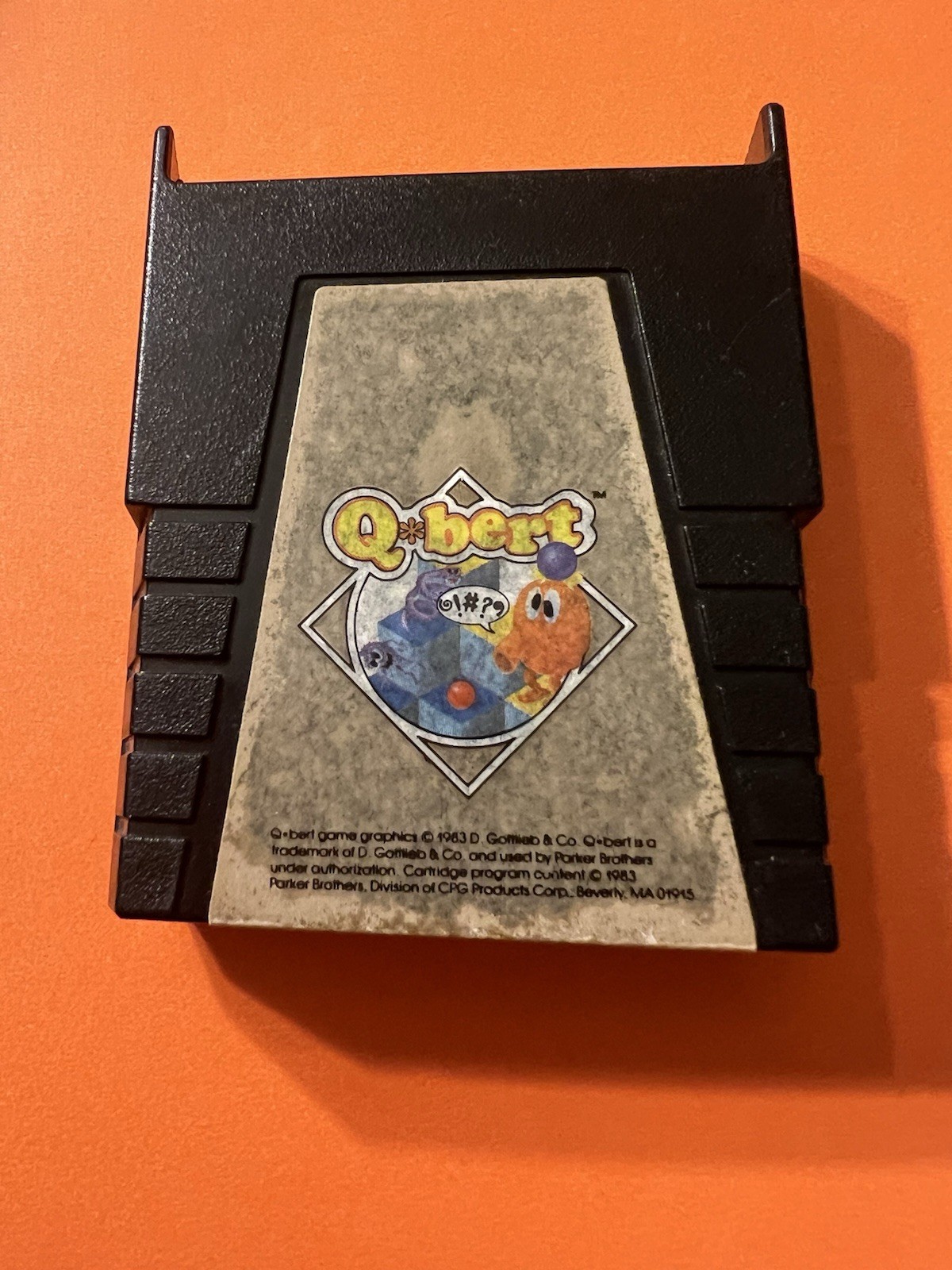 Q*BERT Atari 400 800 By Parker Bros. – Cleaned and Tested Works Great!