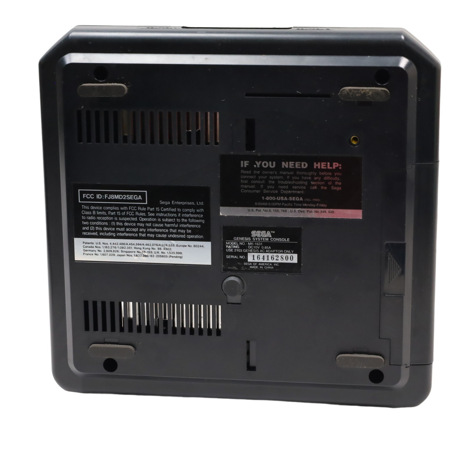 Sega Genesis Model 2 MK-1631 16-Bit Video Game Console (6788)