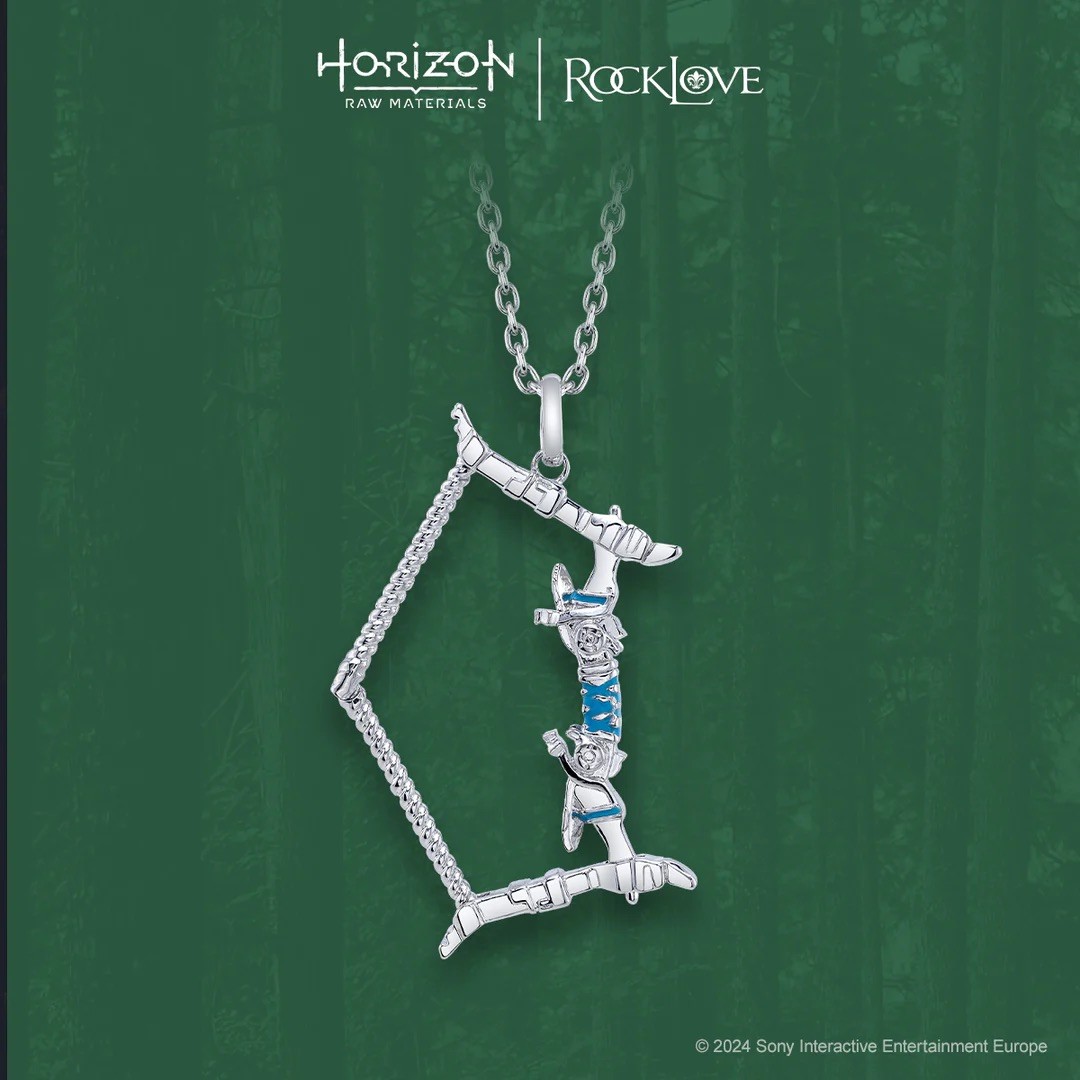 PlayStation X RockLove HORIZON FORBIDDEN WEST Hunter’s Bow Necklace