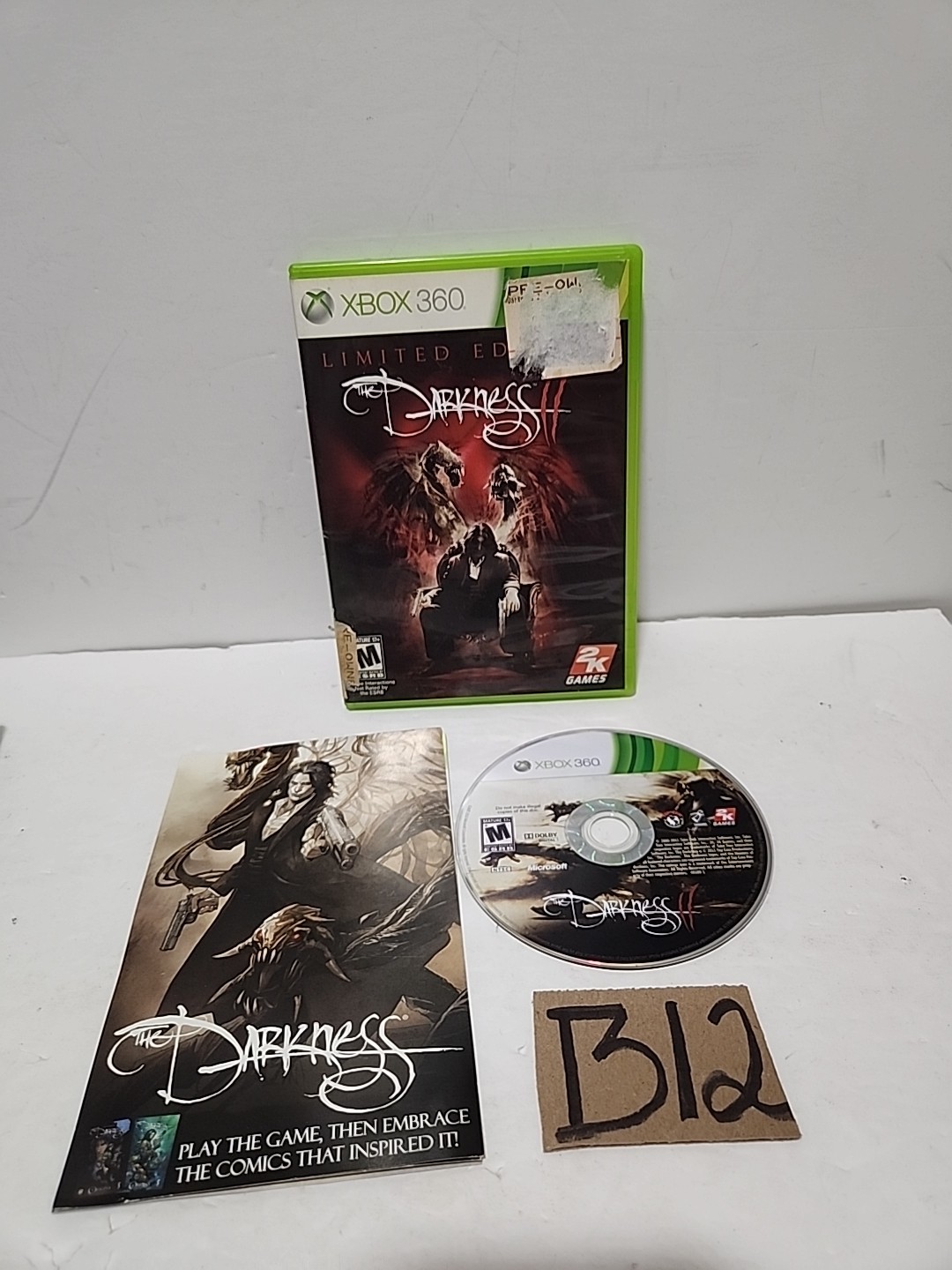 The Darkness II — Limited Edition (Microsoft Xbox 360, 2012) CIB