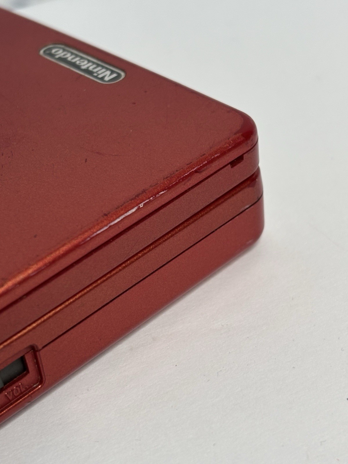 Nintendo Game Boy Advance SP System – Flame Red – Tested Works Great