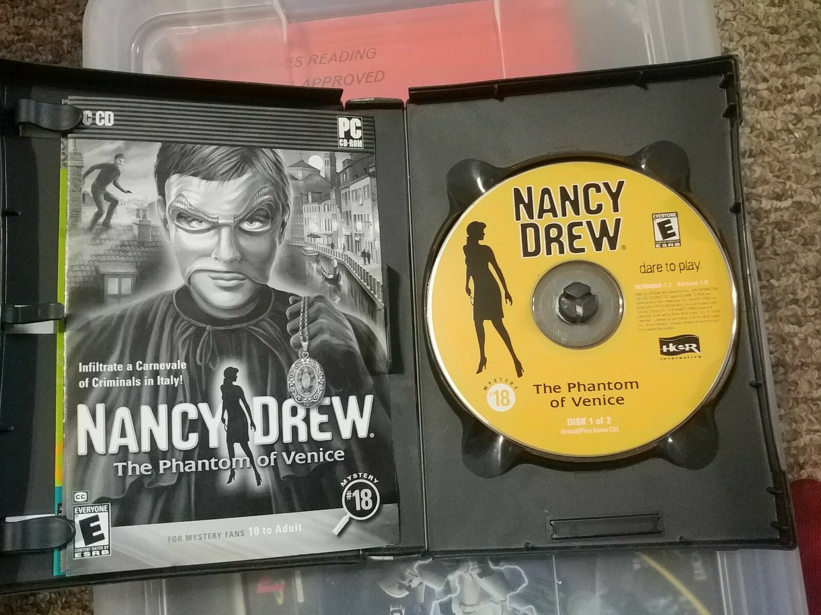 The Phantom of Venice-Nancy Drew Mysteries #18-PC CD ROM Game-HER interactive