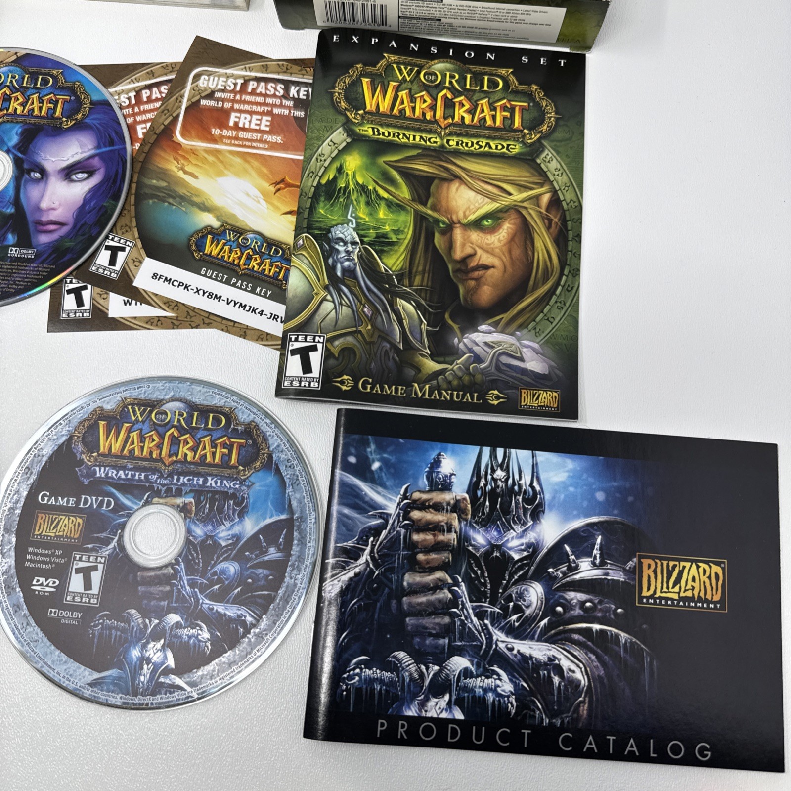 World of Warcraft Original + Burning Crusade + Wrath of the Lich King Game Box