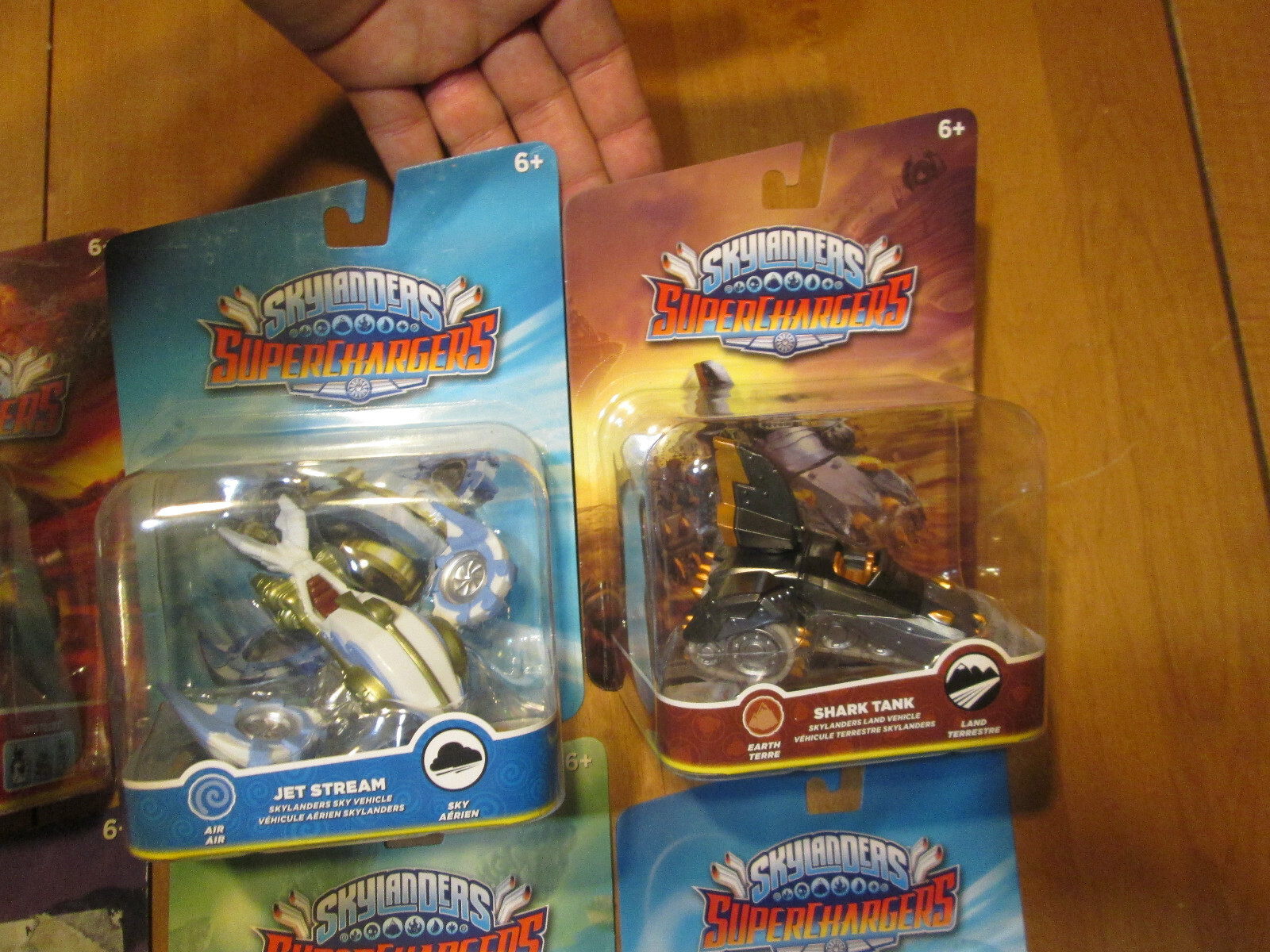 Skylanders SuperChargers LOT 8 BUZZ WING, JET STREAM, SEA SHADOW, SKY SLICER +++