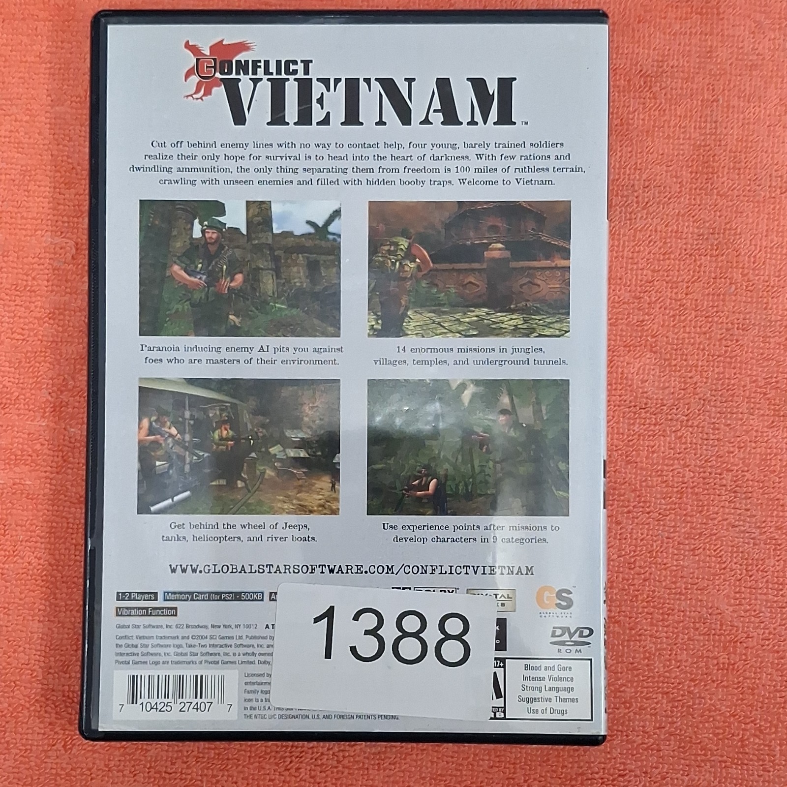 GLOBAL Star Software Conflict: Vietnam PS2 War Multiplayer Manual