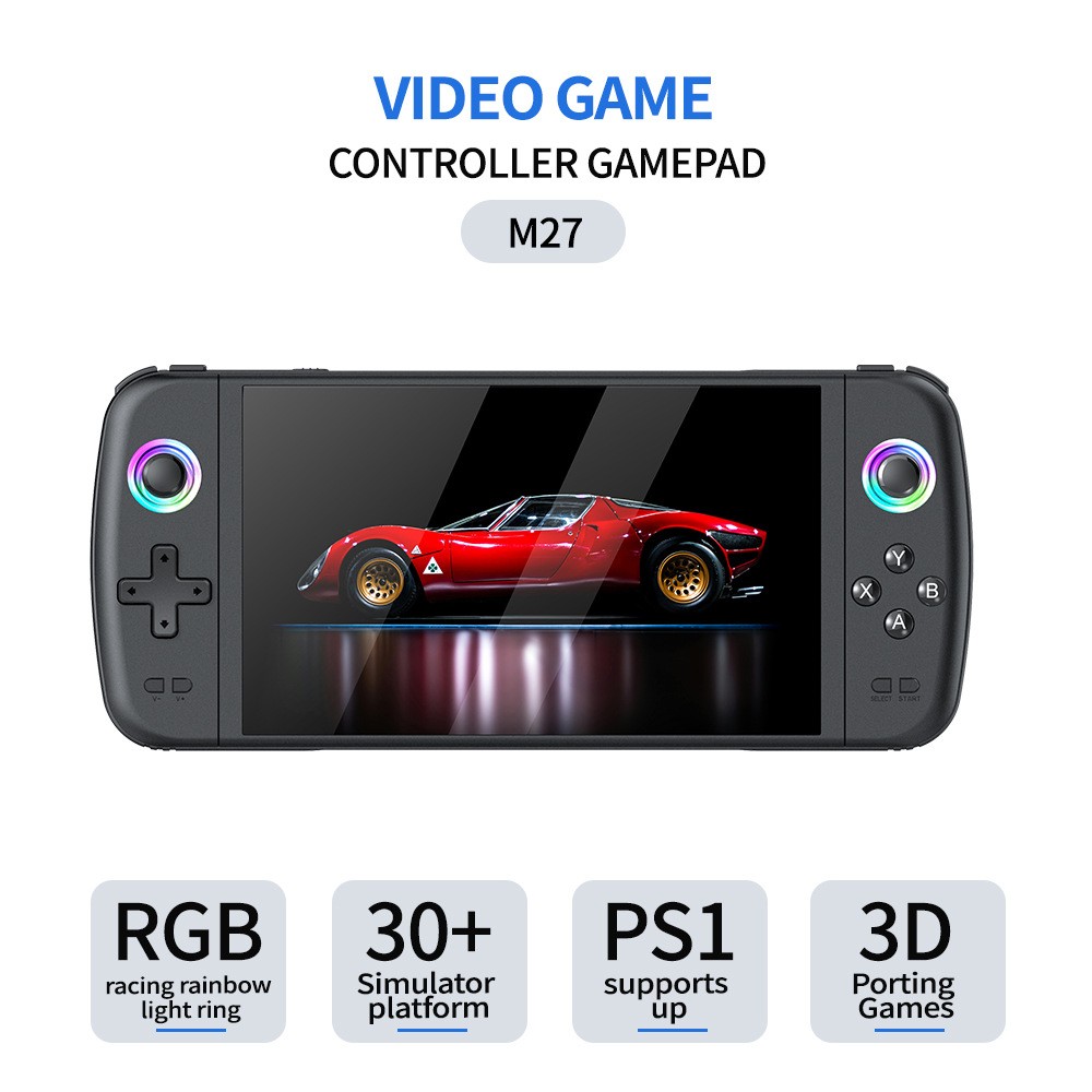 New M27 large screen handheld game console connected to TV for home use–