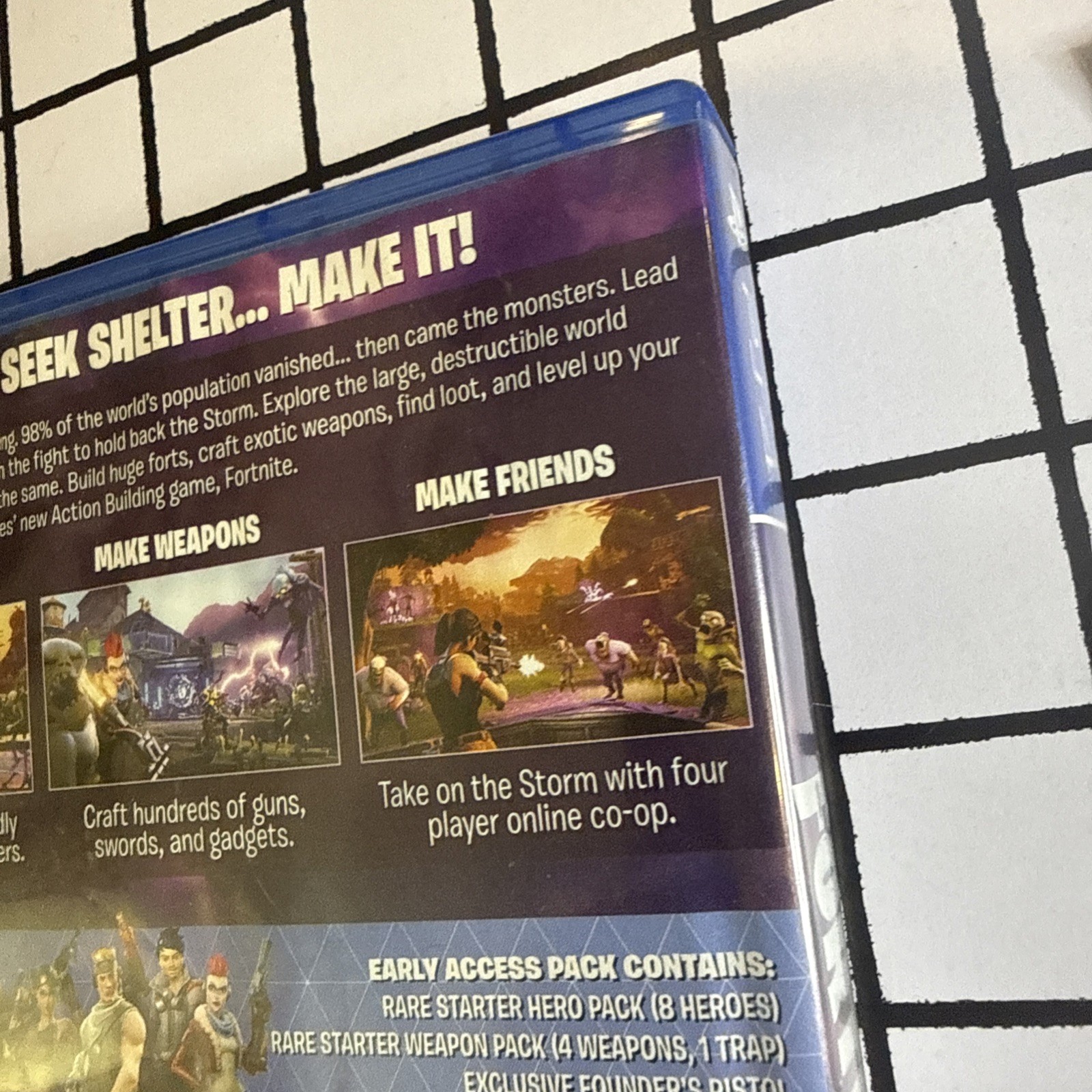 Fortnite Original Physical Playstation 4 PS4 w/ Valid Access Codes No Returns