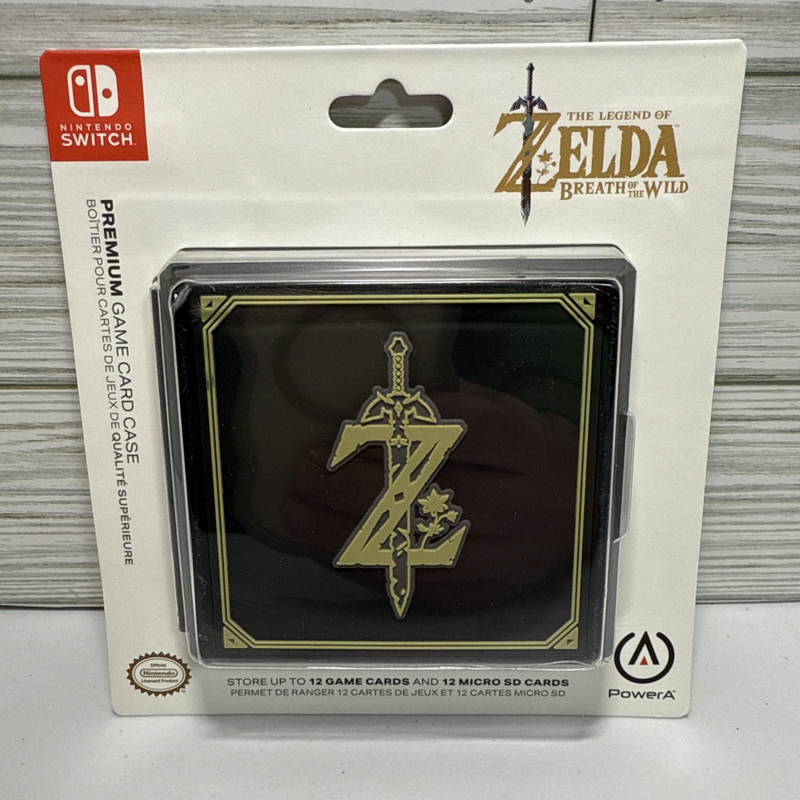 Nintendo Switch: Legend of Zelda Premium Game Card Case For 12 Games & Micro SD
