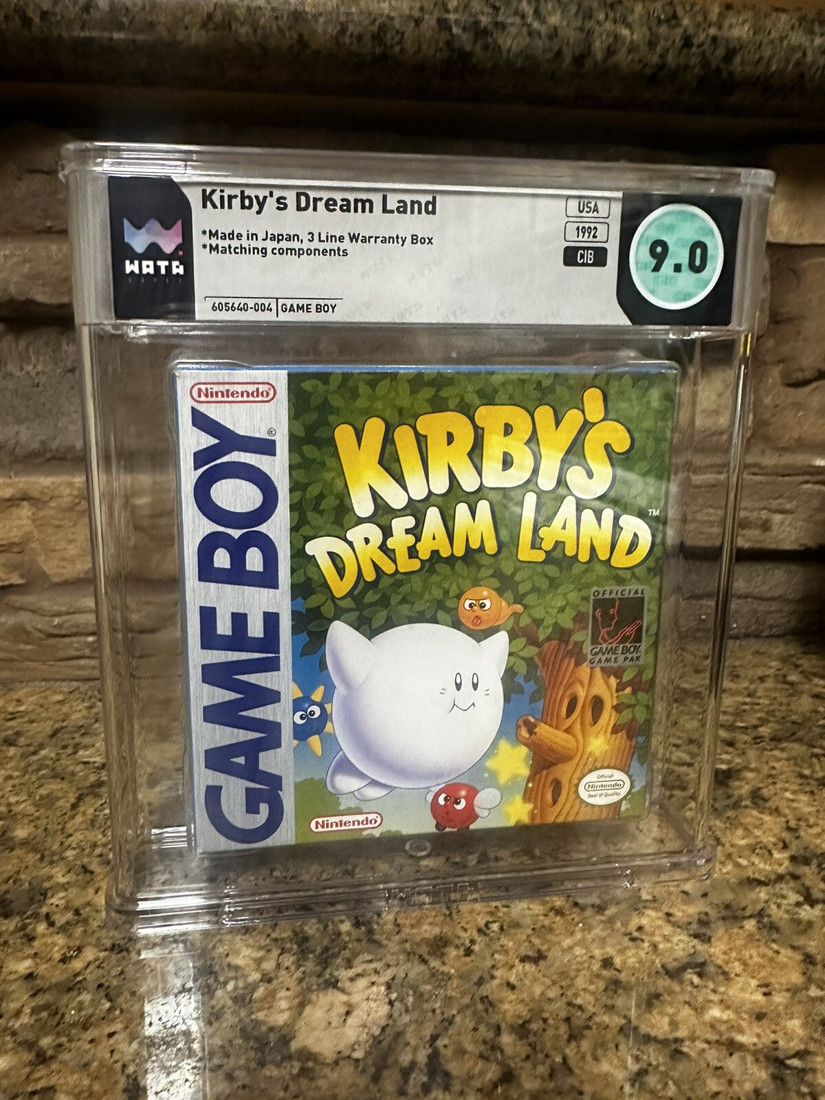 Kirby’s Dream Land (Nintendo Game Boy, 1992) WATA 9.0 Freshly Graded