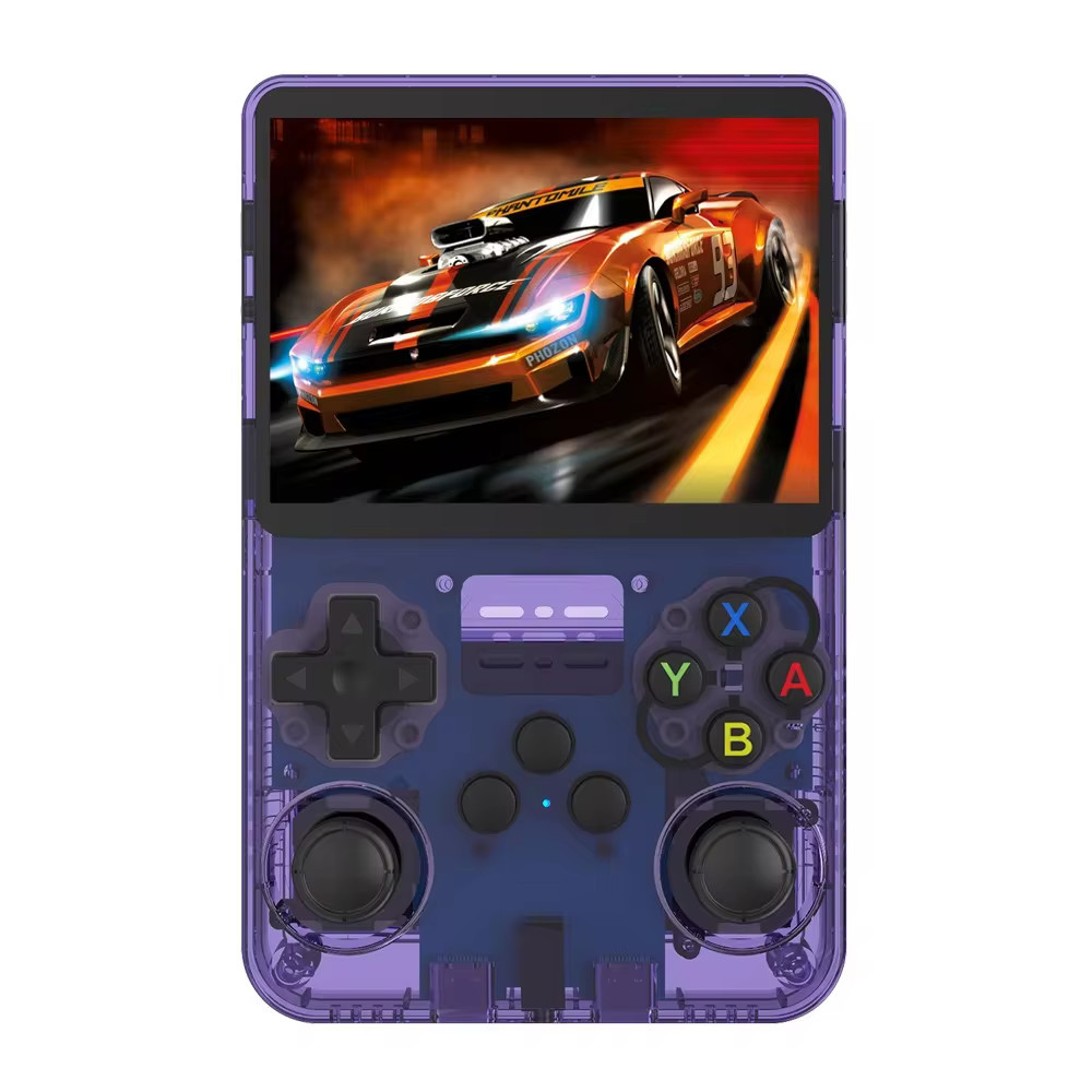 Orange R36S Retro Handheld Video Game Console Linux System 3.5 Inch IPS Screen