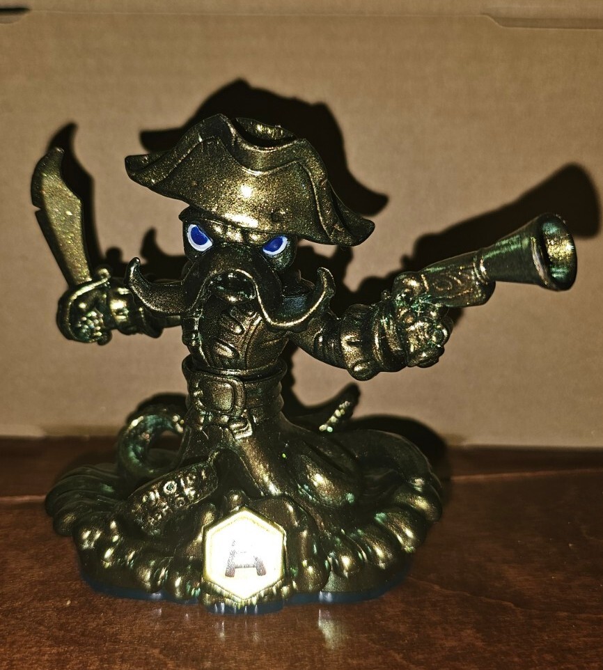 Skylanders Swap Force Gold Metallic Wash Buckler Switch Xbox One PS4 Wii U PS3