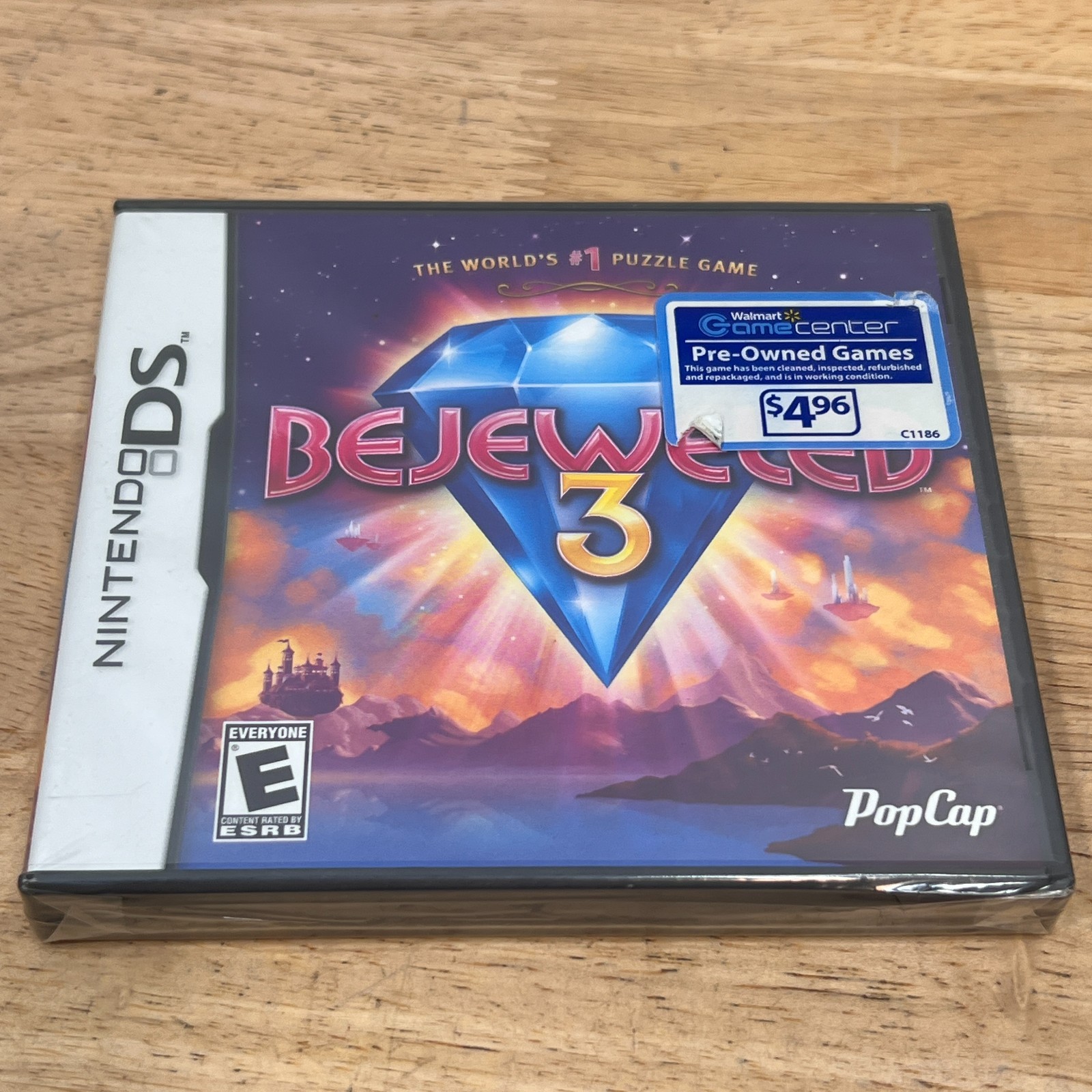 Bejeweled 3 Nintendo DS PopCap Puzzle Game Case CIB NDS Tested US Version