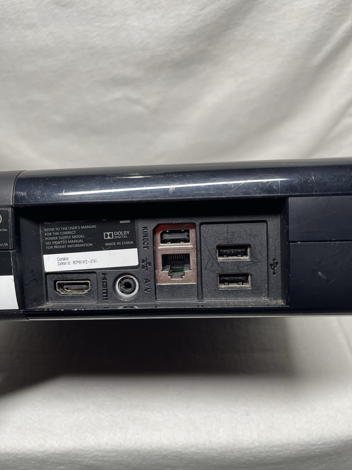 Xbox 360 E Console Model 1538 Console Only for Parts or Repair *Not Tested*