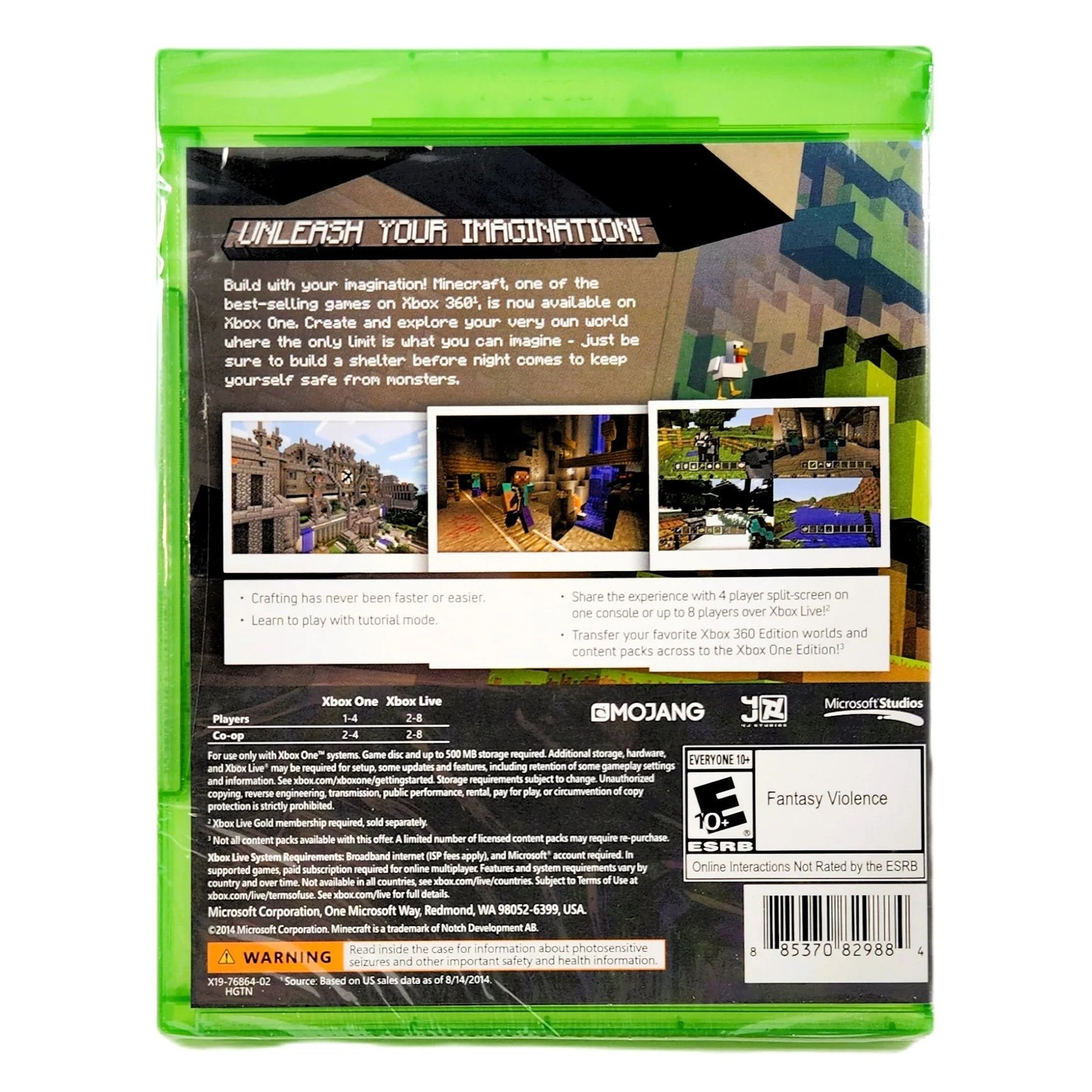 Minecraft [Xbox One Edition] Xbox One (Brand New, Factory Sealed)