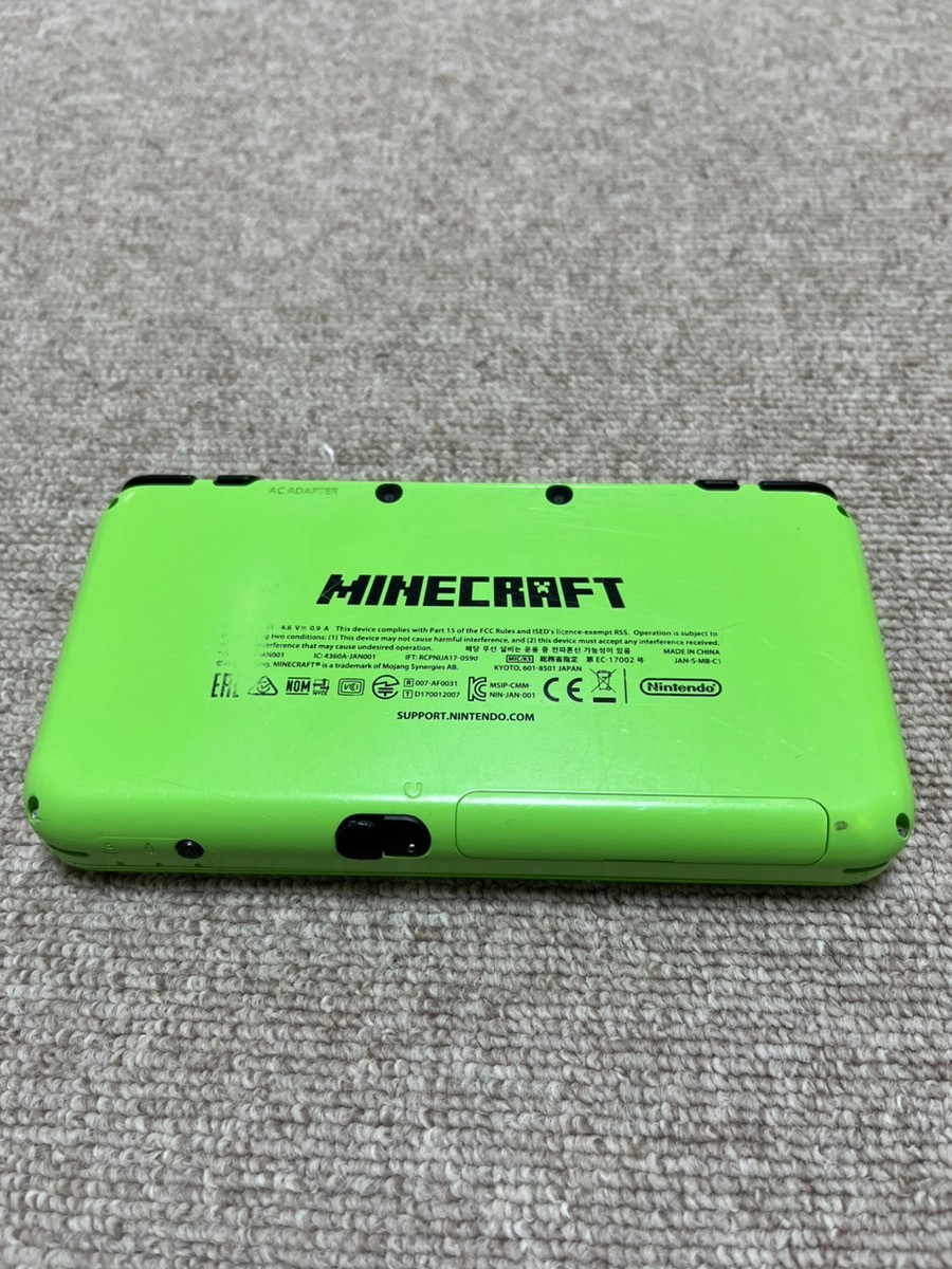 New Nintendo 2DS XL LL Minecraft Creeper Edition Console region Japanese B971
