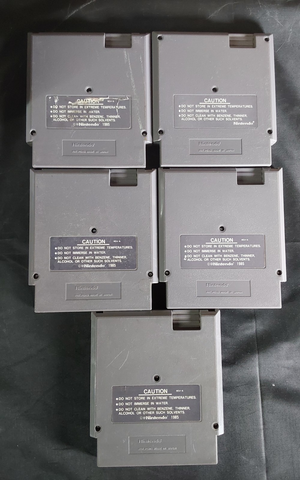 Nintendo NES Game Bundle – Super Mario Bros 1 & 3, TMNT 1 & 2, Batman