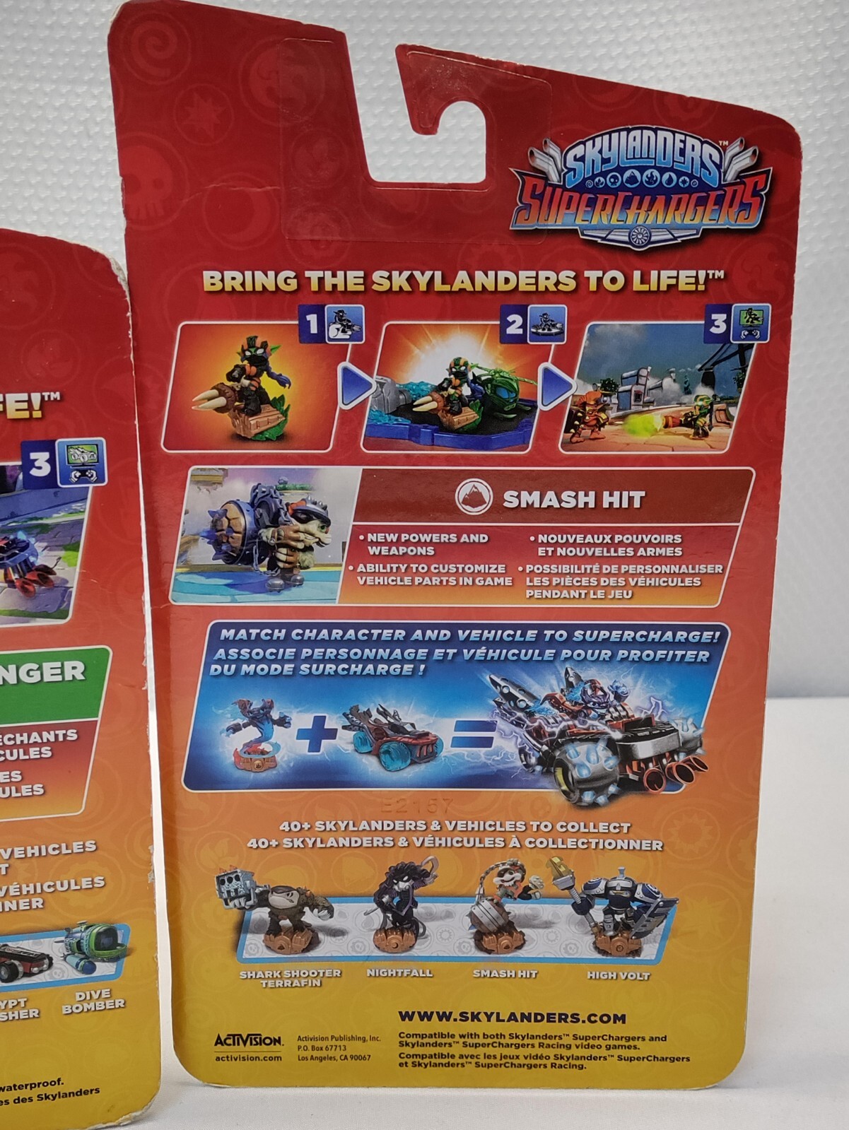 Lot of 3SkyLanders Superchargers High Volt, Nitro Stealth Stinger and Smash Hit