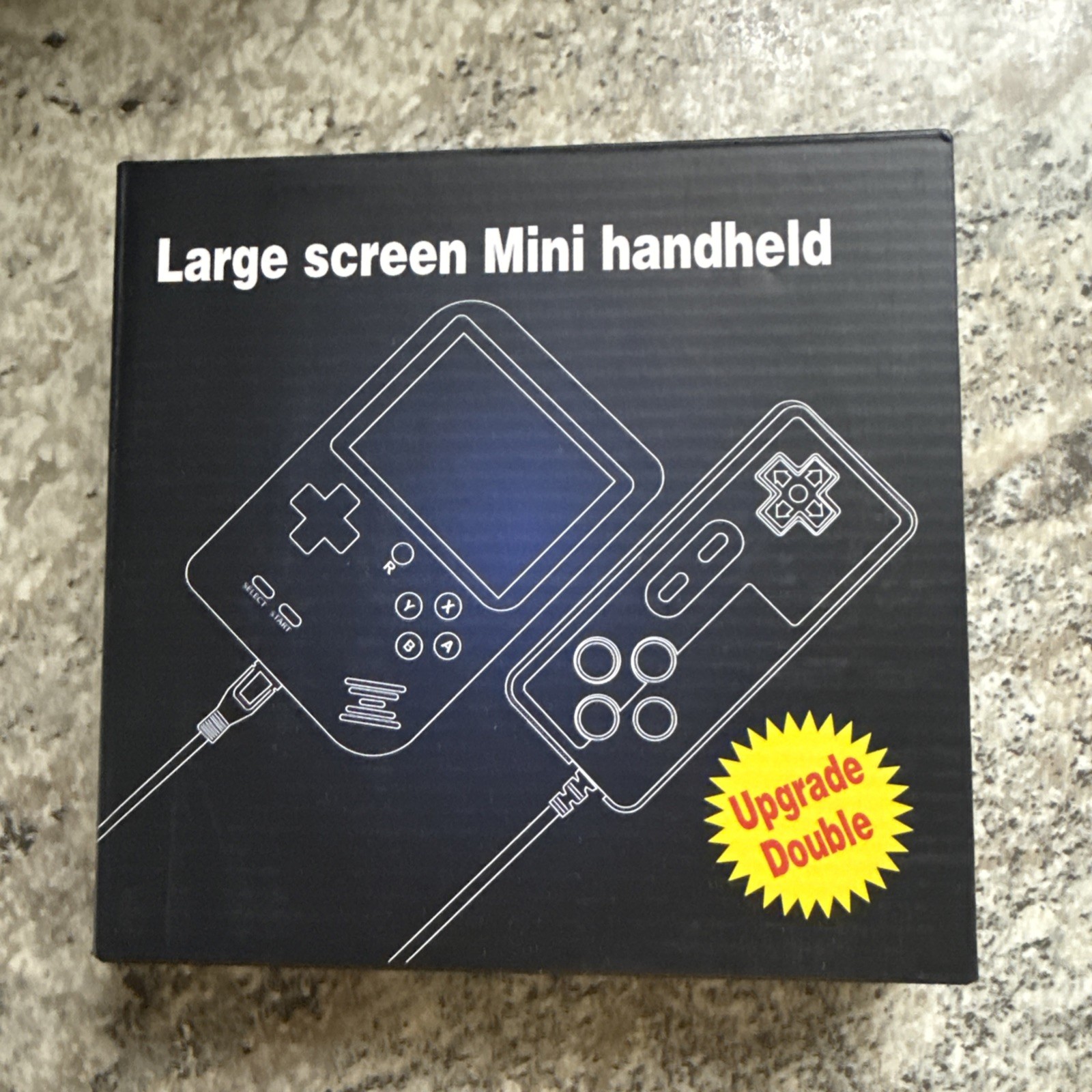 VIDEO GAME RETRO 3”LED LARGE SCREEN MINI HANDHELD .. THIS CAN CONNECT TO TV