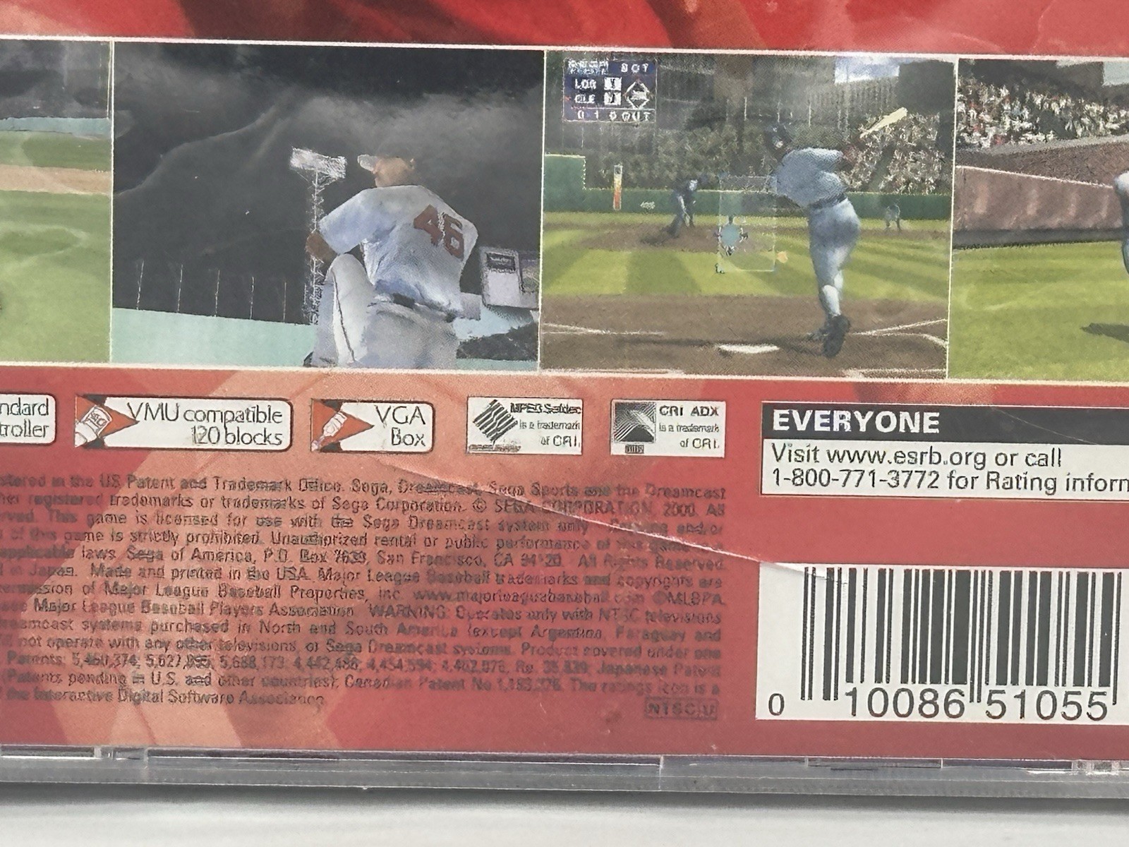 Sega Dreamcast World Series Baseball 2K1 Sega Dreamcast 2000 Sealed New MLB