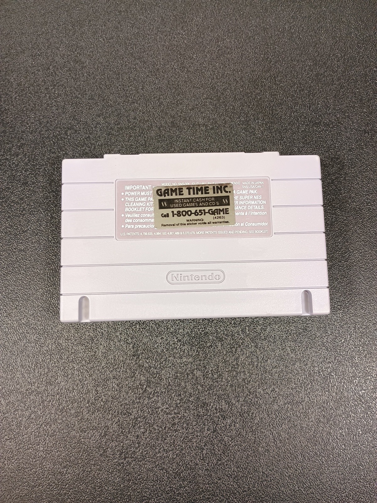 Operation Thunderbolt (Super Nintendo, SNES, 1994) Cartridge Only