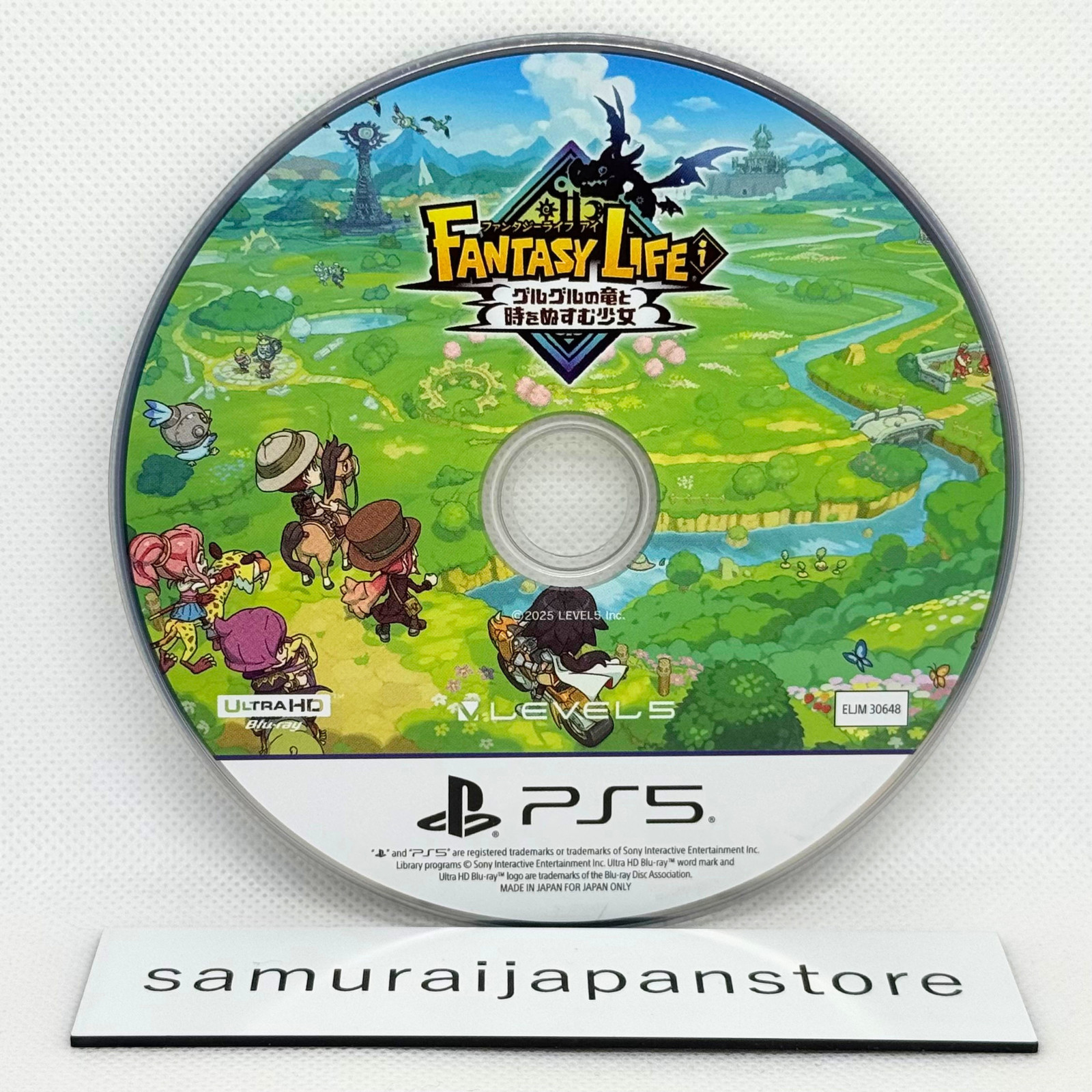 Fantasy Life i: Guru Guru’s Dragon and the Girl Who Steals Time PS5 JP with Case