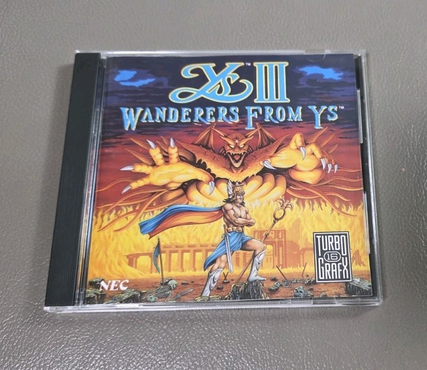 Ys III 3: Wanderers From Ys for TurboGrafx 16 CD / TurboDUO – Complete
