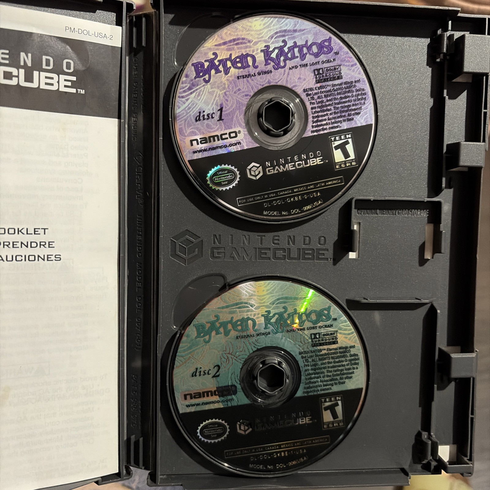Baten Kaitos Nintendo GameCube In Box Rare Tested Works Video Game