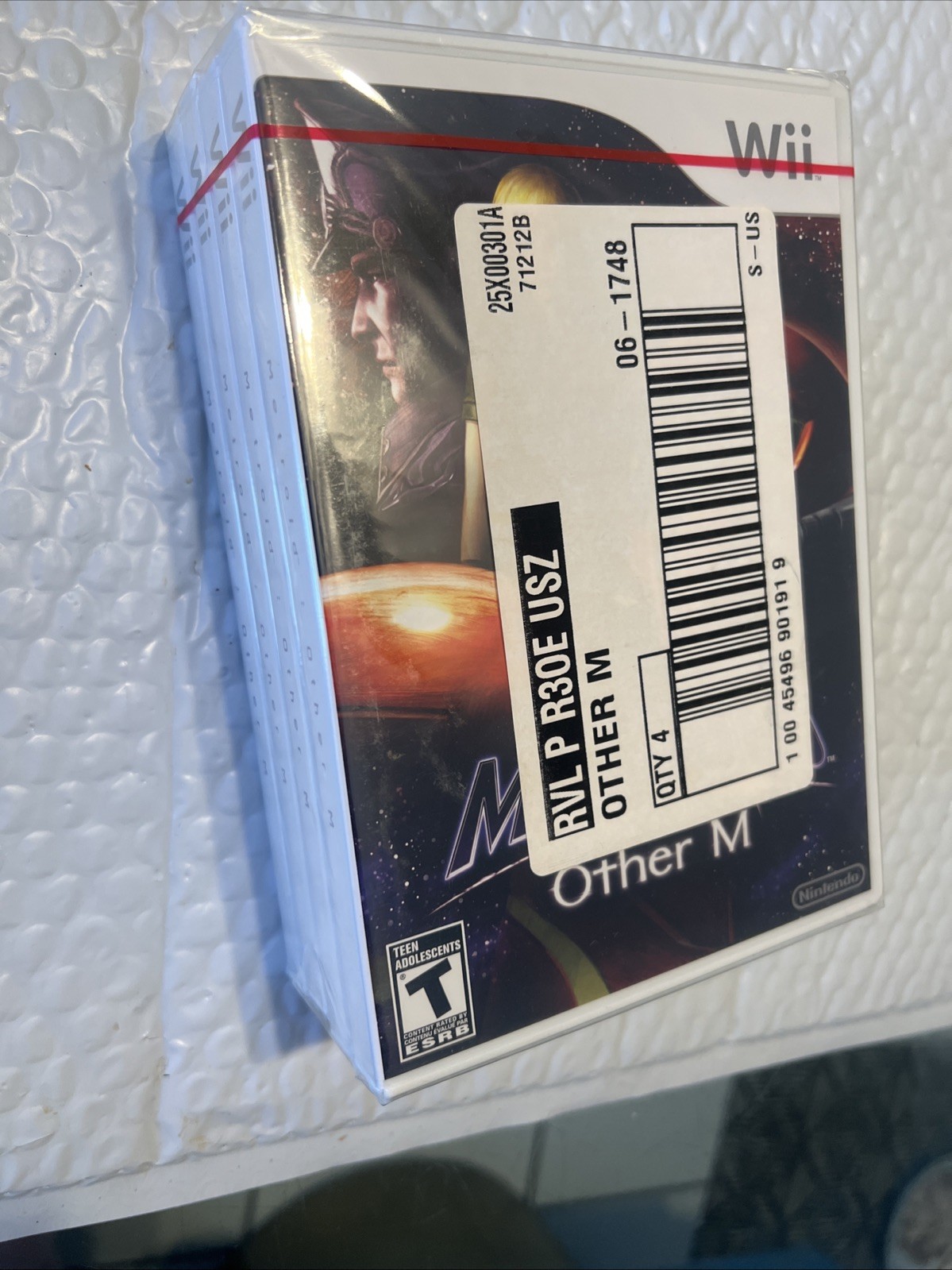 4x Metroid: Other M (Nintendo Wii, 2010) Brand New Factory Sealed lot 4