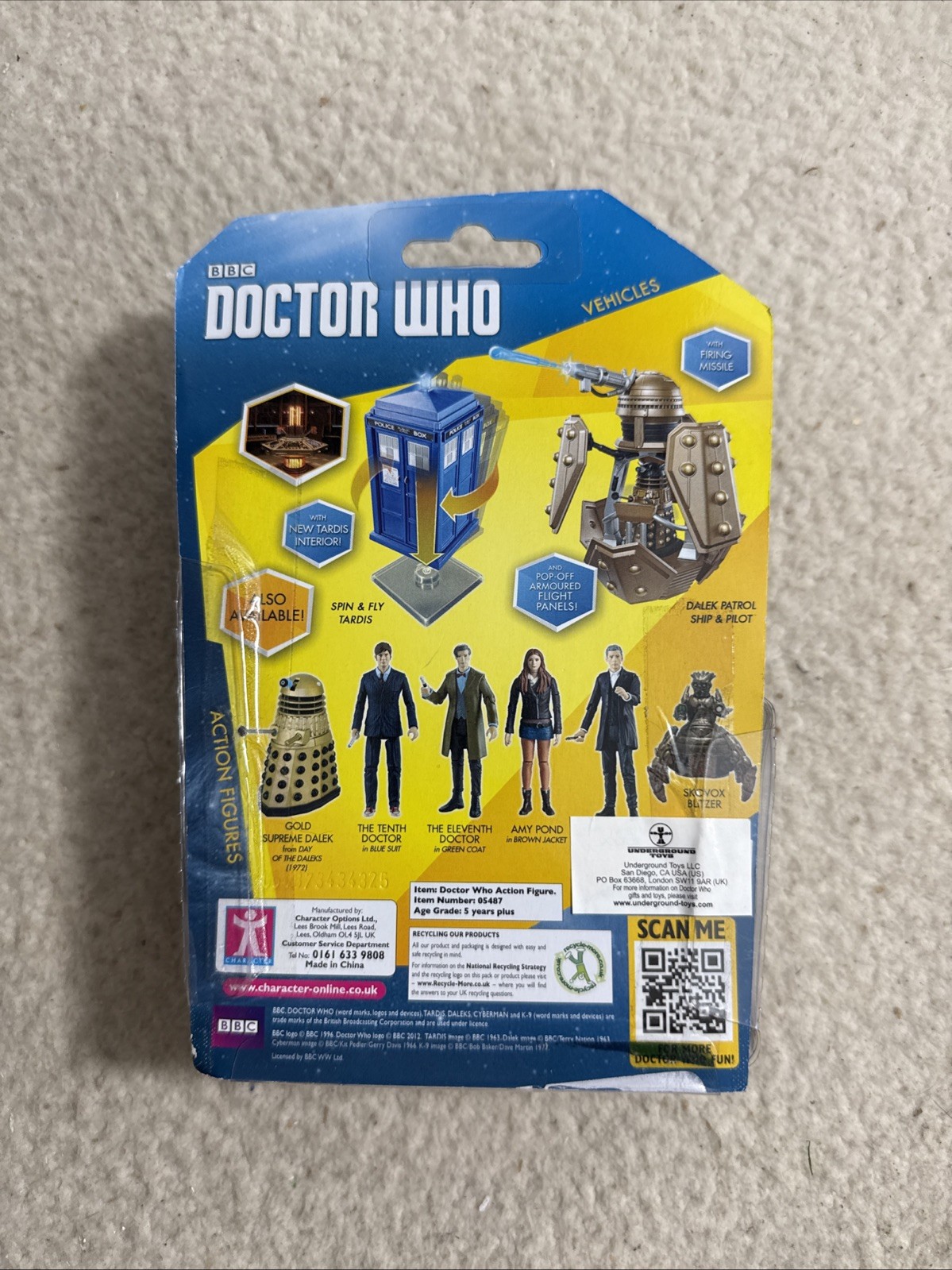 Doctor Who Wave 3 – Skovox Blitzer – 3.75″ Scale Figure New In Box Action figure