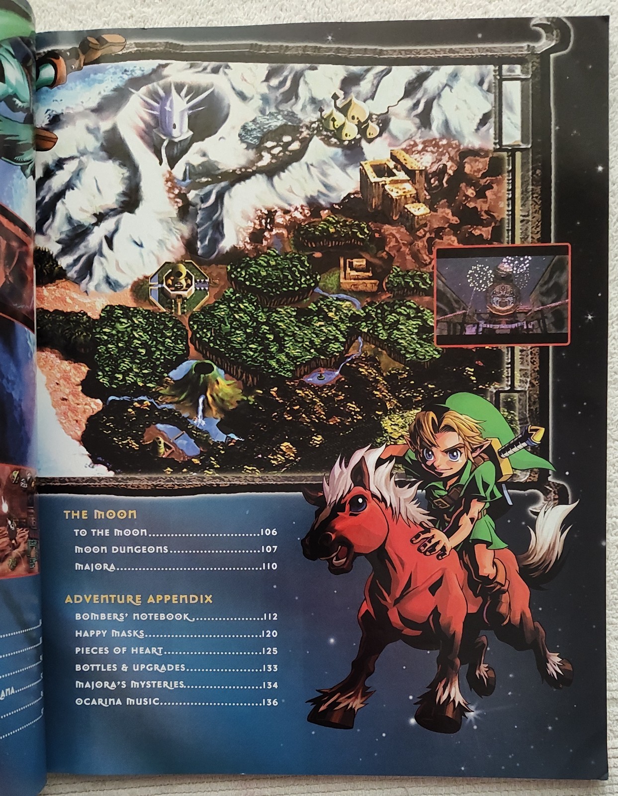 Vtg 2000 Legend of Zelda Majora’s Mask Nintendo Power Player’s Guide Book Hint