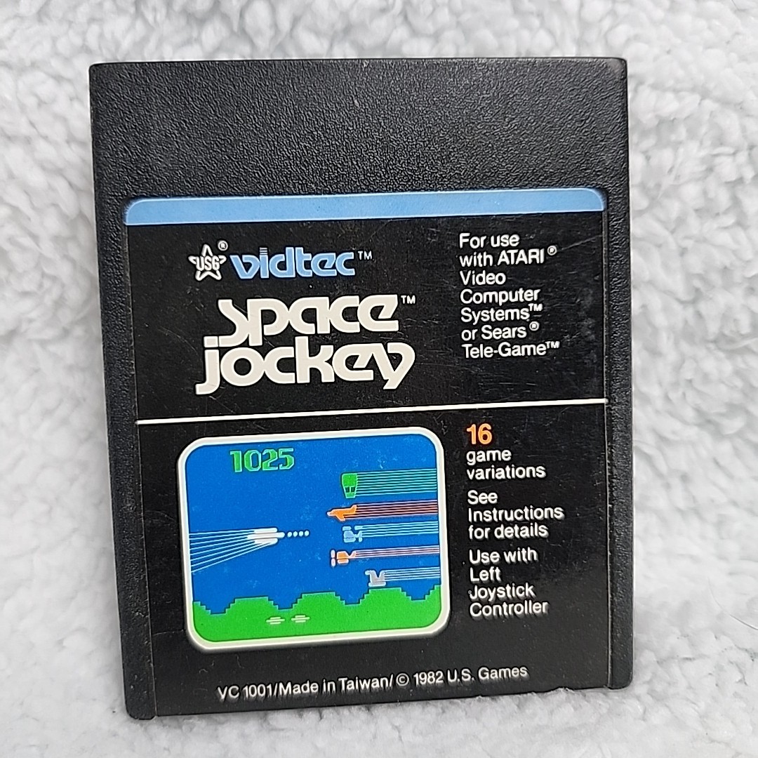Atari 2600 Space Jockey 1982 Vidtec Video Game Cartridge