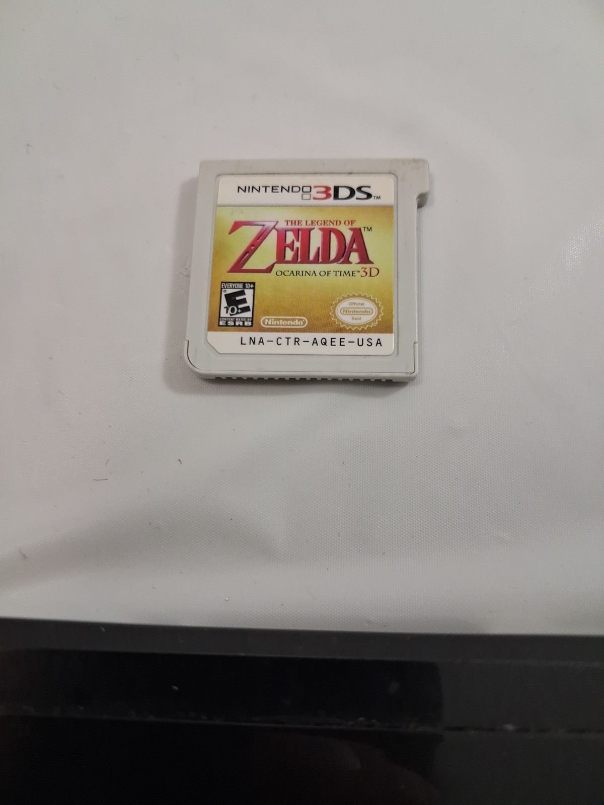 Nintendo 3DS Handheld System Black With Zelda Ocarina Of Time Charger 2Gb SD
