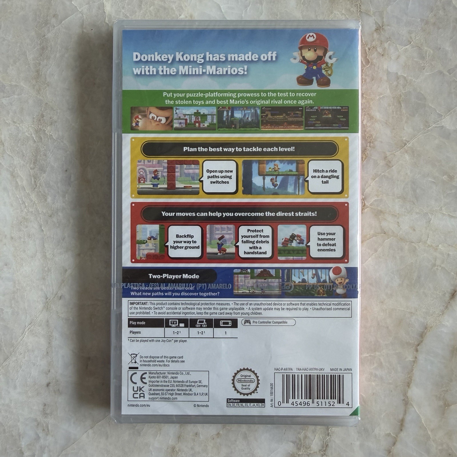 Mario VS Donkey Kong Nintendo Switch Physical Game *BRAND NEW ~ FACTORY SEALED*