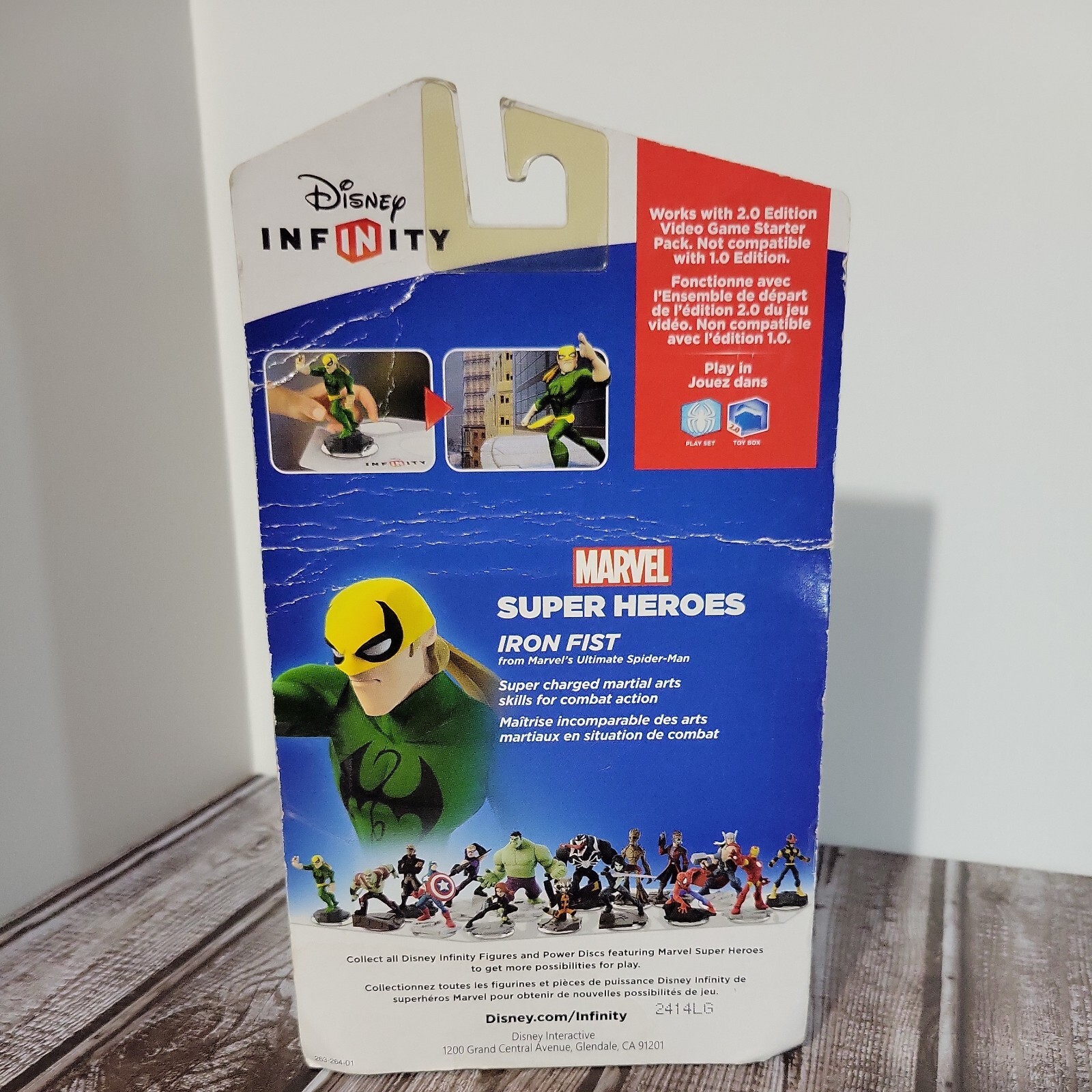 Disney Infinity 2.0 Marvel Super Heroes Iron Fist Character Figure Collectible