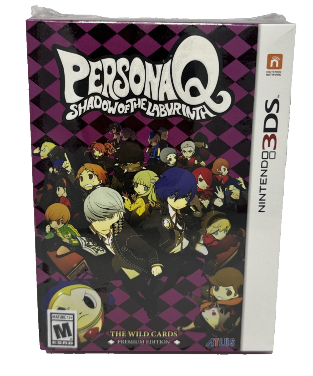 Persona Q Wild Cards Premium Edition Sealed 3DS Atlus Persona 3 4 Crossover