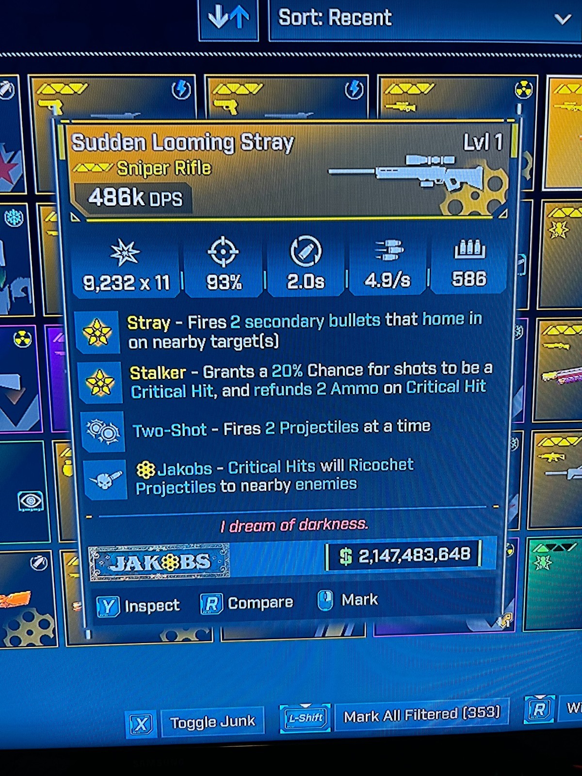 Borderlands 4✨ MODDED LEVEL 1 ONE 486K DPS ROWAN’S STRAY SNIPER BL4✅PC-PS-XBOX✨
