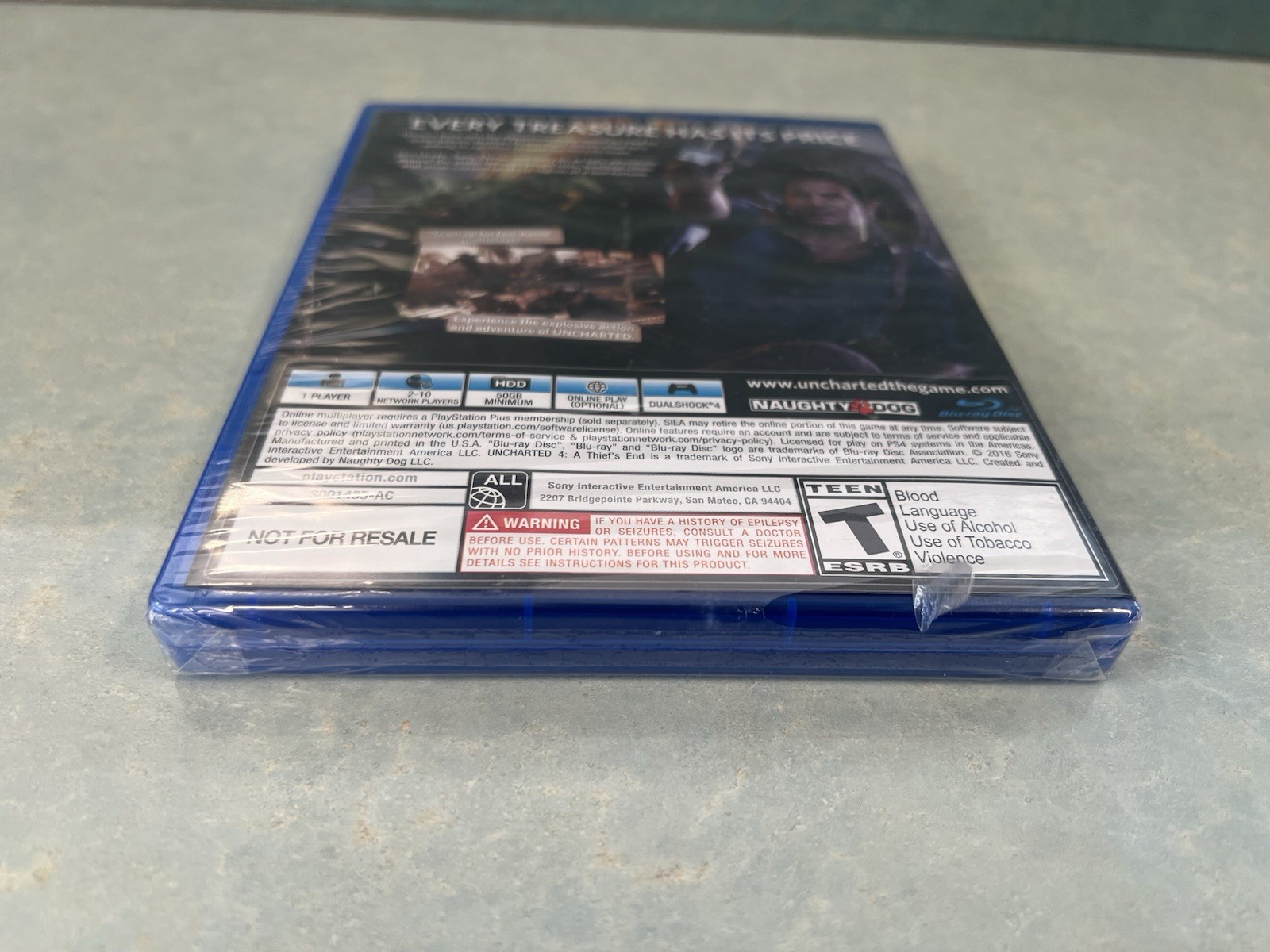 Uncharted 4: A Thief’s End (Sony PlayStation 4, 2016) – Sealed – Brand New