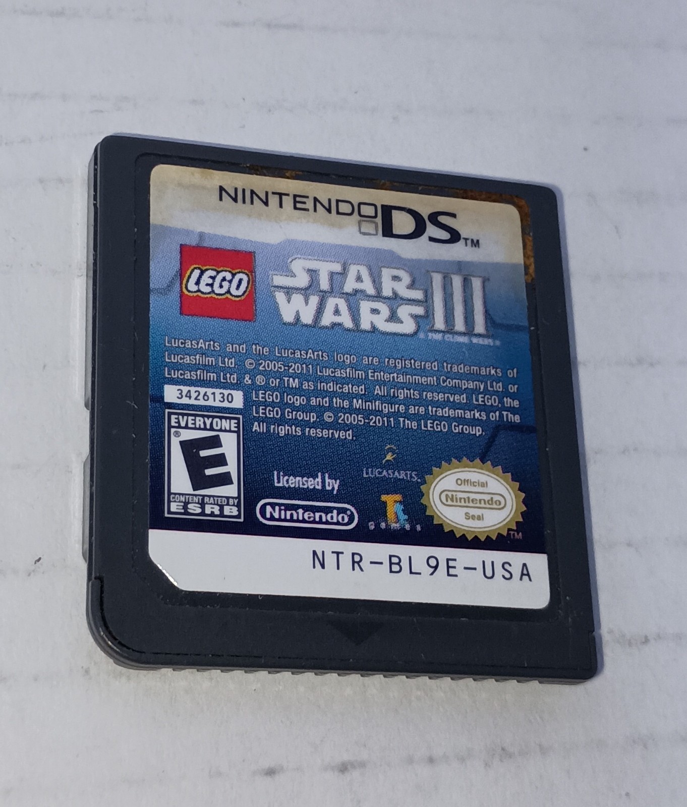 Nintendo DS Lot of 4 Ben 10 Garfield Snood 2 Star Wars CARTRIDGE Only Bundle