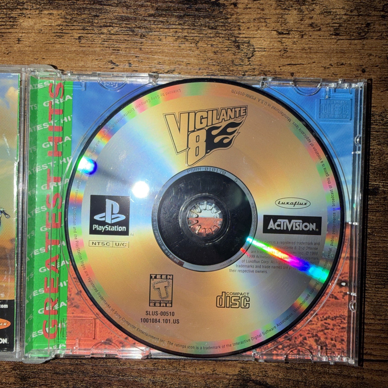 Vigilante 8 (Sony PlayStation 1, 1998)