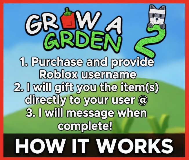 🪴Grow a Garden 2 | Ghost Pepper Seed | GAG2 Fast & Easy