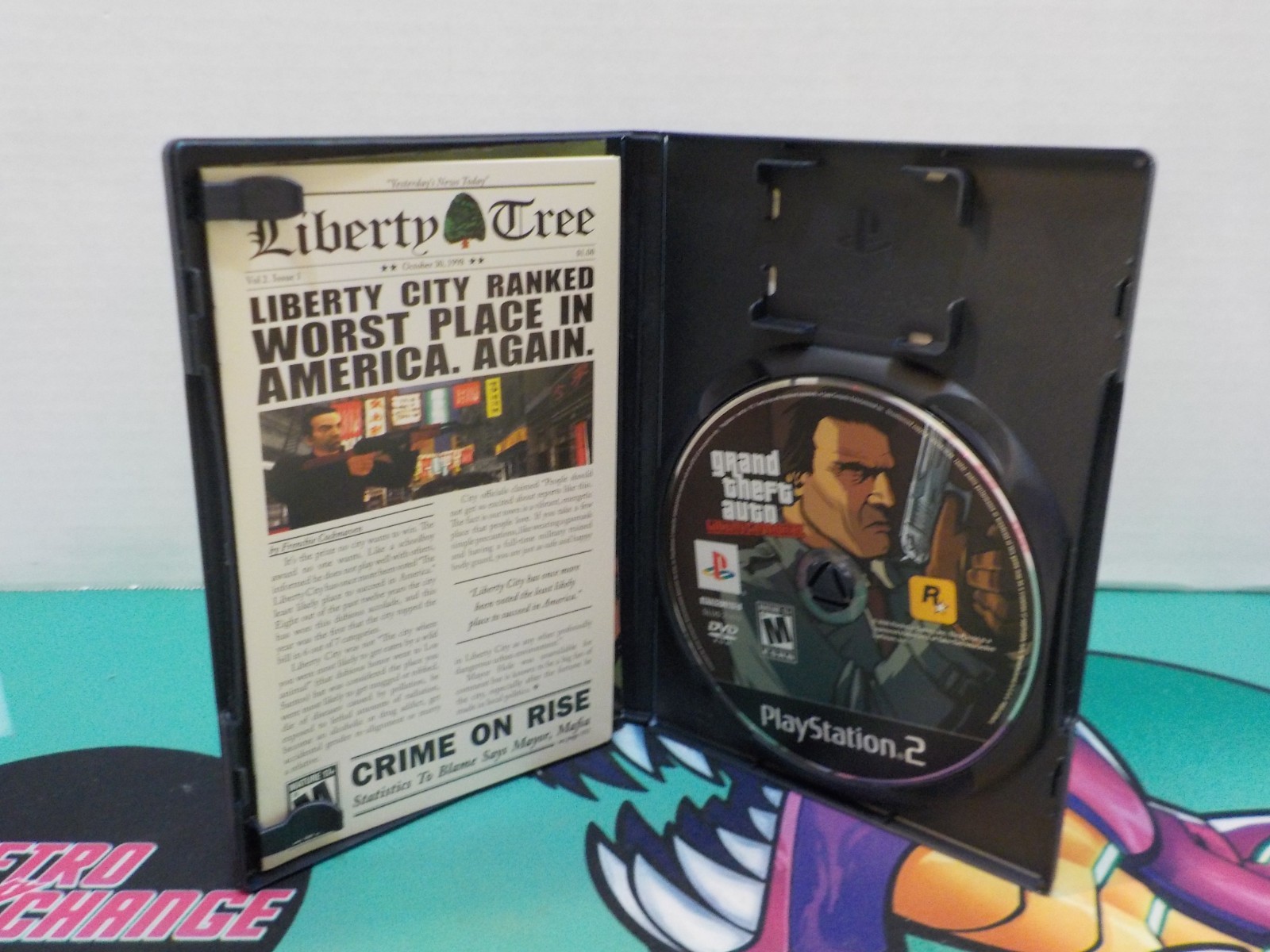 N A1001 Grand Theft Auto Liberty City Stories (Sony PlayStation 2, PS2) CIB