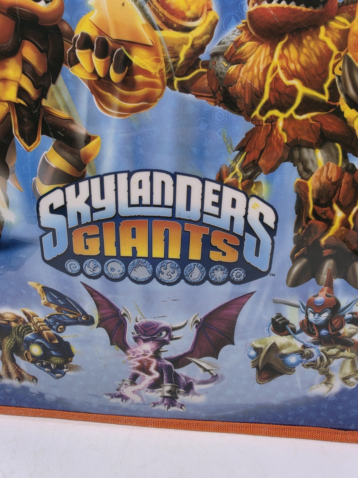 Skylanders Giants Blue Square Storage and Carrying Case Brand New Mint